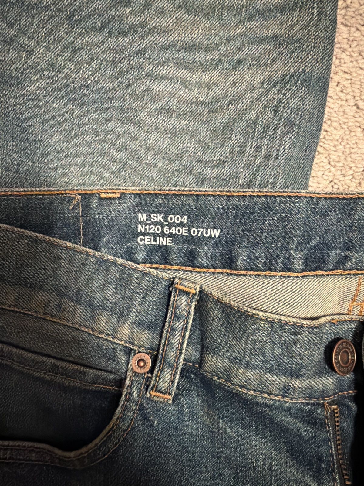 Celine skinny union wash denim FW21 Size US 31 - 4 Thumbnail