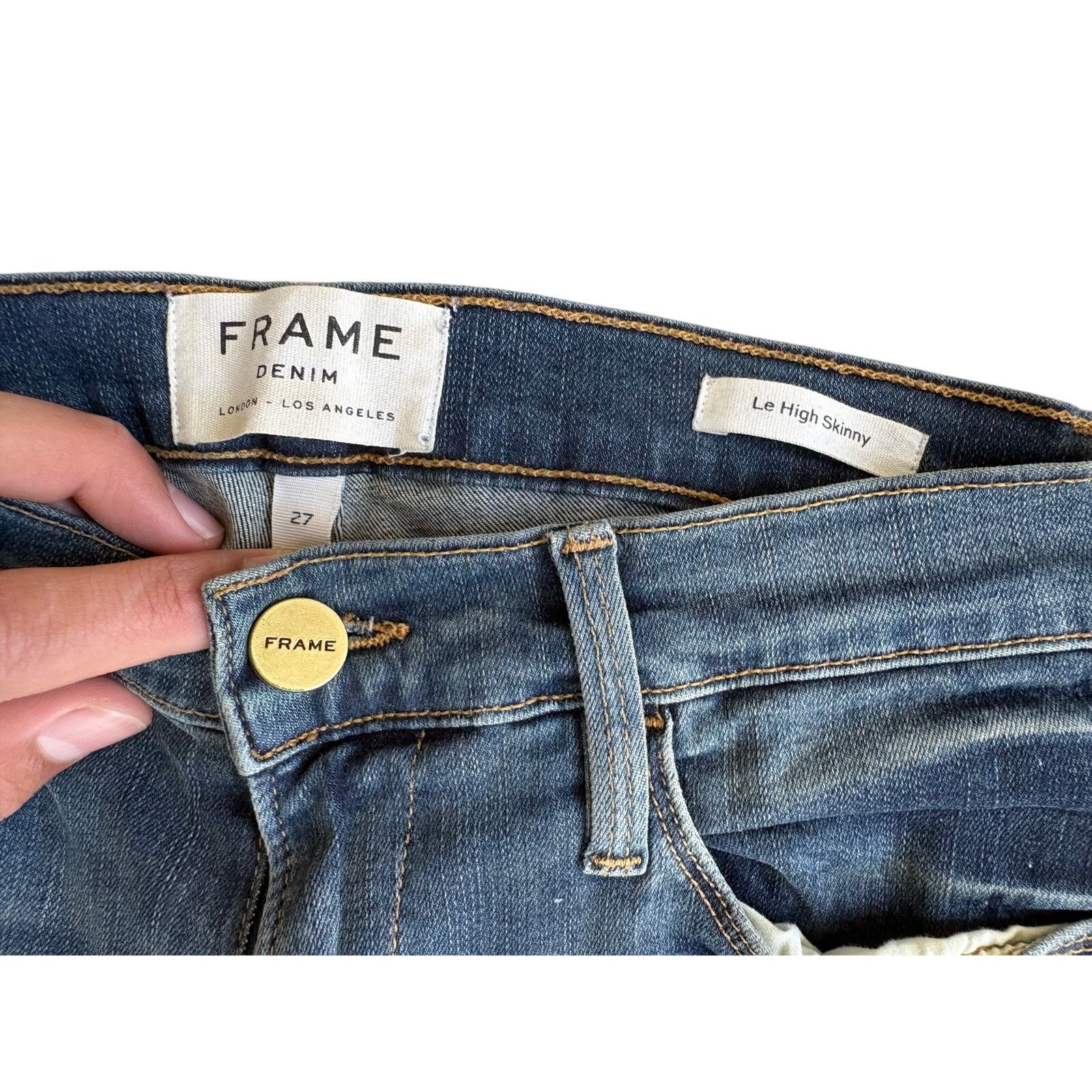 Frame Frame le monde blue denim Size 27" / US 4 / IT 40 - 5 Thumbnail