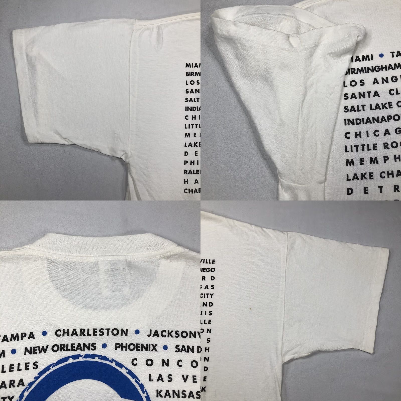 Vintage VINTAGE Salt-N-Pepa Very Necessary Tour Single Stitch T-Shirt 90s RARE XL White Cotton Men Short Sleeve Crew Neck Logo Graphic Print Size US XL / EU 56 / 4 - 11 Thumbnail