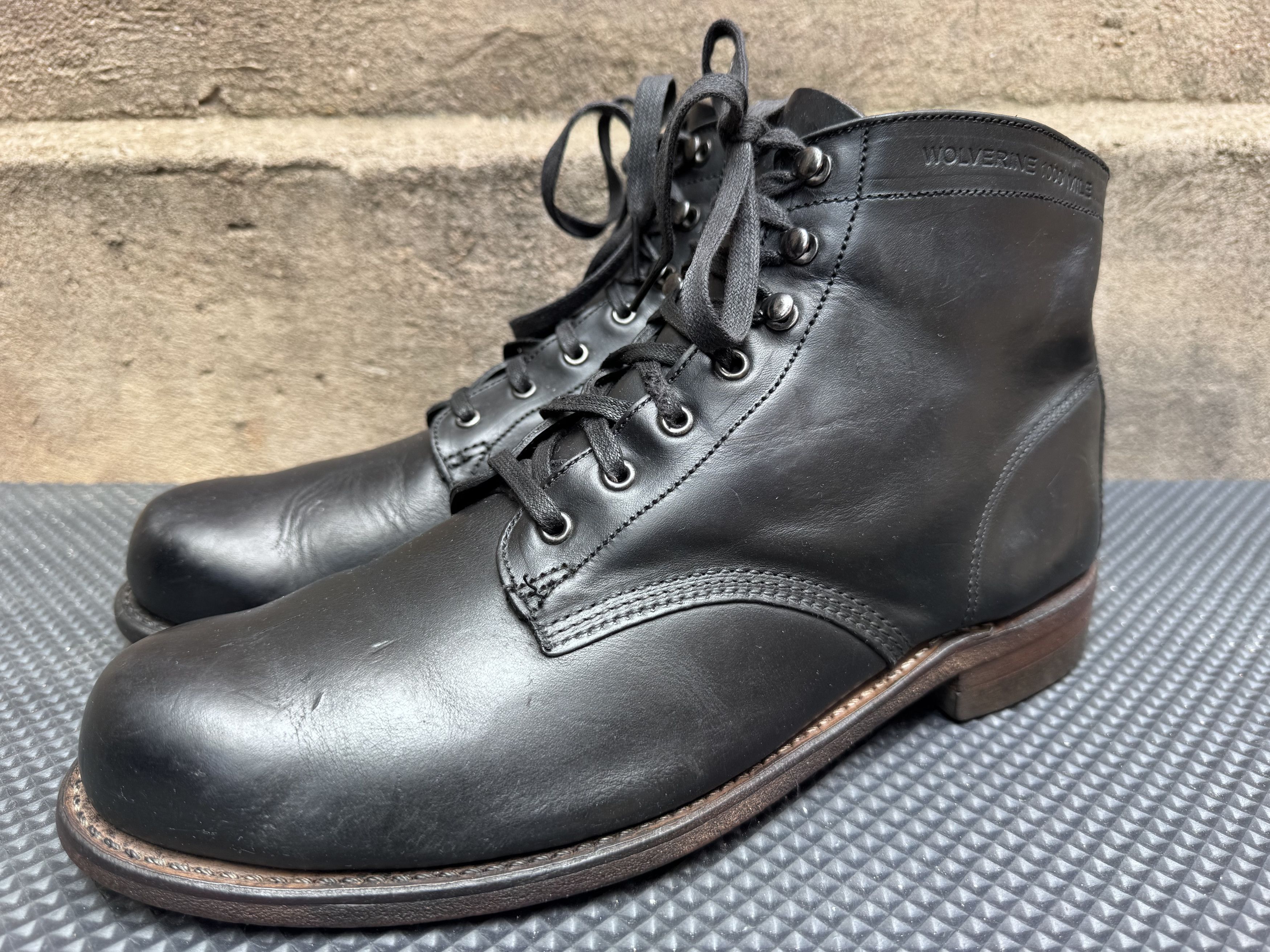 Wolverine Wolverine 1000 Mile Plain Toe Classic Lace Up Size US 10.5 / EU 43-44 - 3 Thumbnail