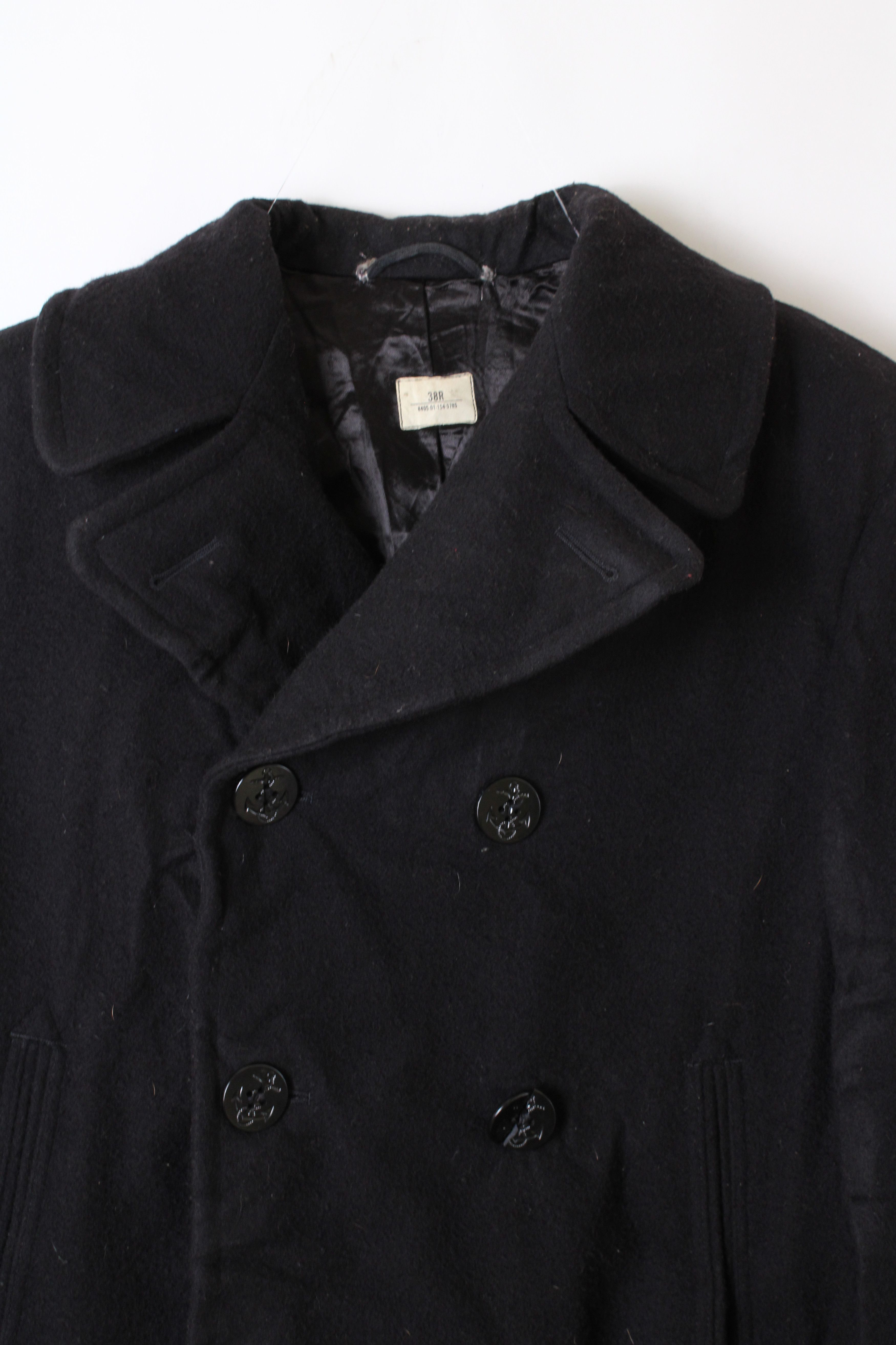 Other Us Navy Vintage Pea Coat Navy Blue 38 small medium Size US S / EU 44-46 / 1 - 2 Thumbnail