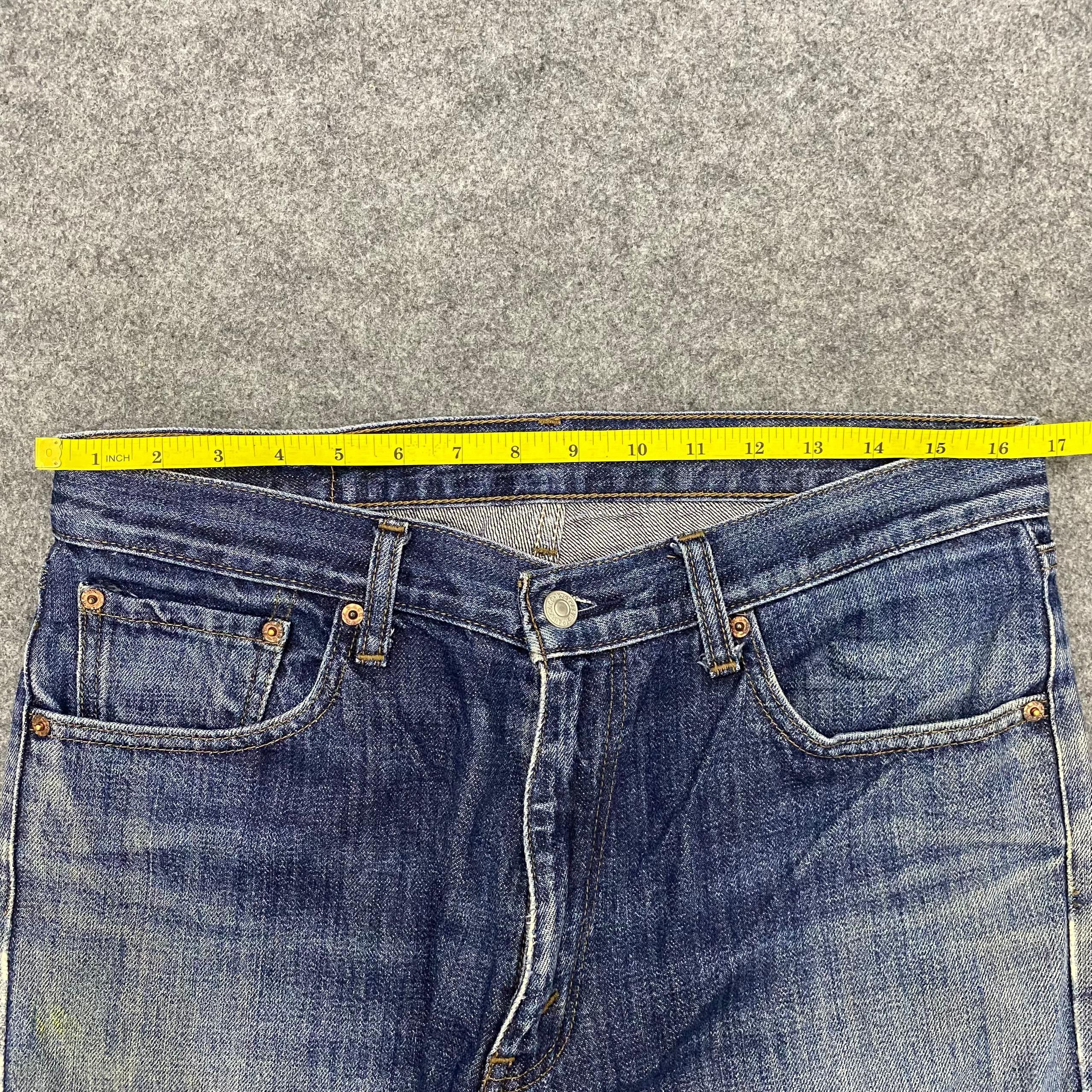 Japanese Brand 💥Vintage Levis 533 Distressed Denim Kurt Cobain Style Size US 34 / EU 50 - 4 Thumbnail