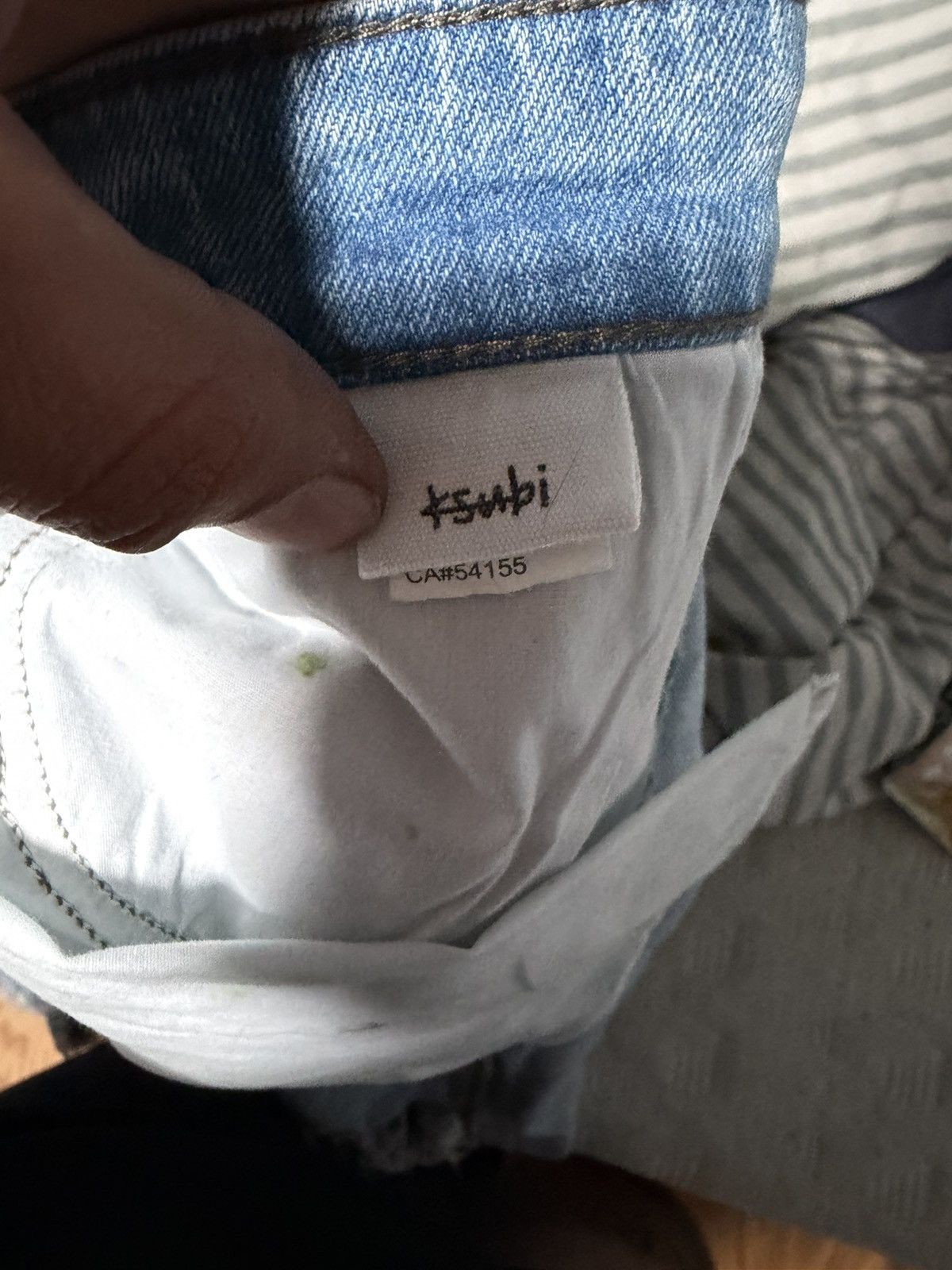 Ksubi Ksubi Van Wrinkle Globe Graffiti Skinny Jeans Blue Size US 36 / EU 52 - 10 Thumbnail