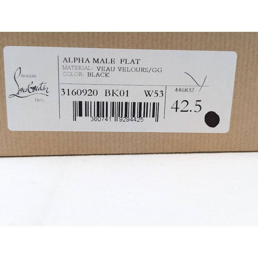 Christian Louboutin o1rshd1 Alpha Male Flat Shoes in Black Size US 9.5 / EU 42-43 - 16 Thumbnail
