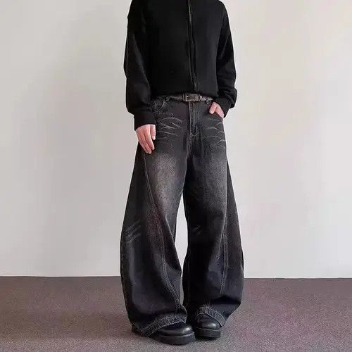 Jean High street Y2K slouchy slouchy machete baggy jeans Size US 30 / EU 46 - 6 Thumbnail