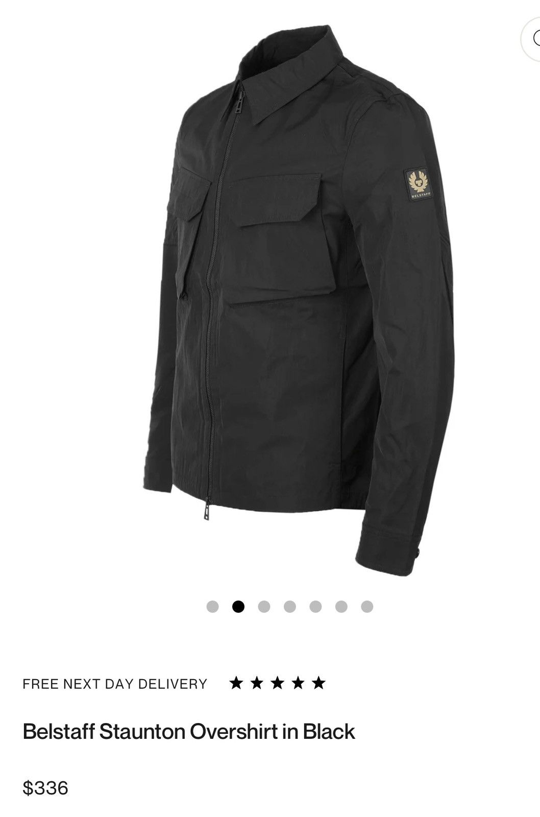 Belstaff Belstaff mens overshirt Staunton M black NWT Size US M / EU 48-50 / 2 - 6 Thumbnail
