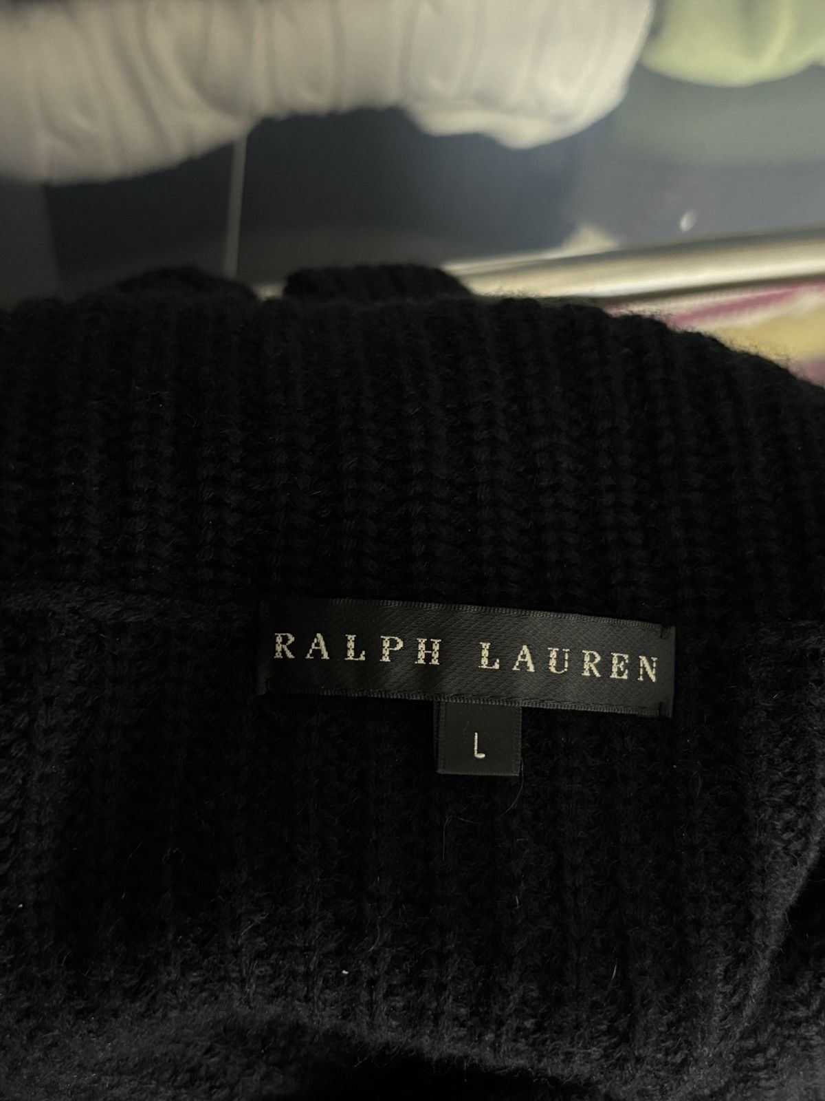 Ralph Lauren Black Label Ralph Lauren Black Label Knitted Fringed Poncho Sweater Rare Size L / US 10 / IT 46 - 4 Thumbnail