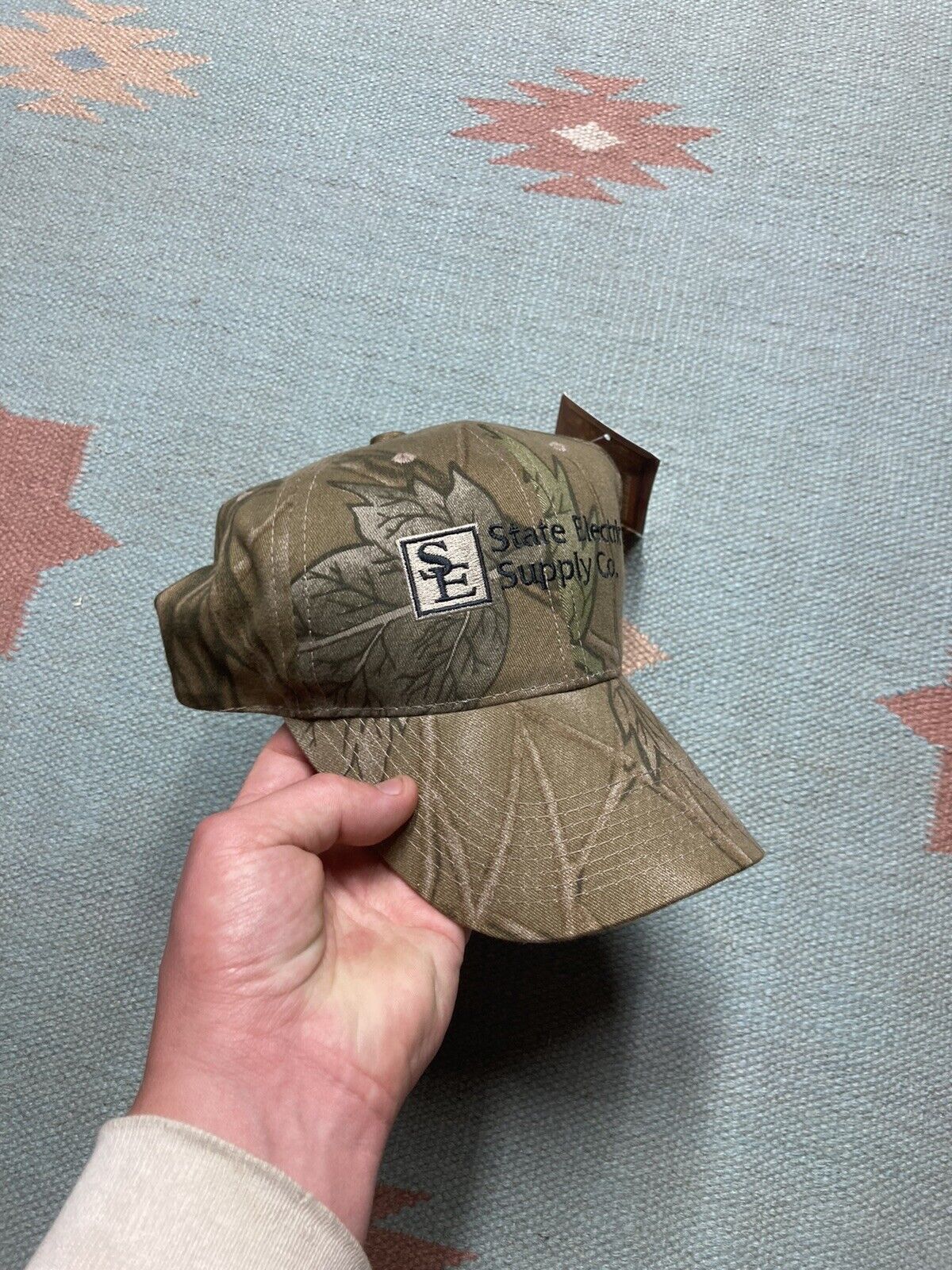Other NWT VTG strapback hat camo state electric supply bow hunter Size ONE SIZE - 1 Thumbnail
