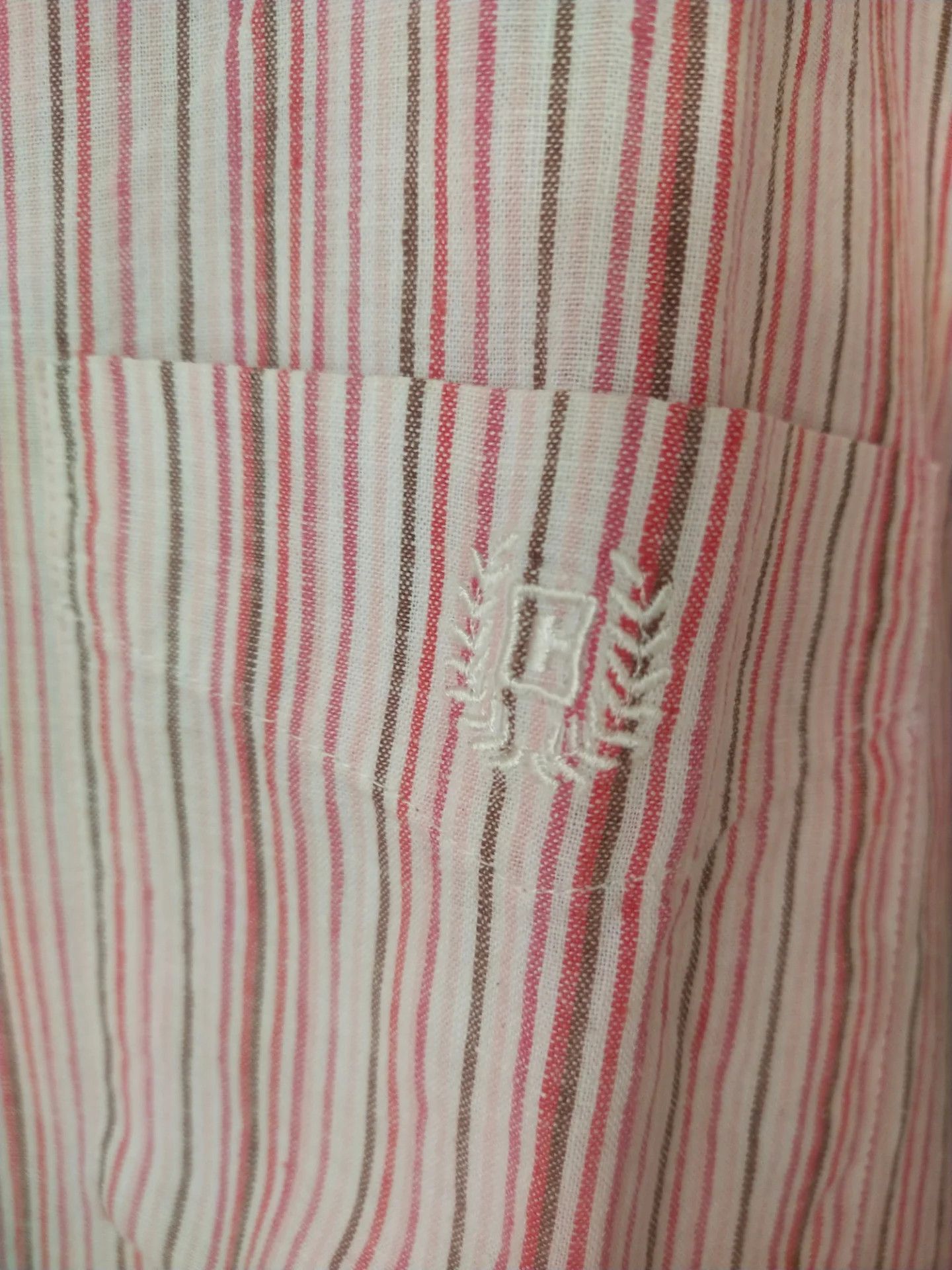 Chaps Ralph Lauren Vintage Chaps Ralph Lauren Red Striped Short Sleeve Shirt Size US M / EU 48-50 / 2 - 3 Thumbnail