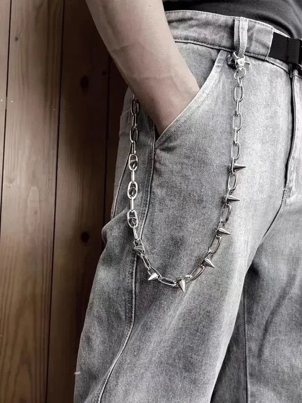 VIBE Pocket Chain Skull Punk Rock Link Gothic Death Wallet Demon Size ONE SIZE - 1 Thumbnail