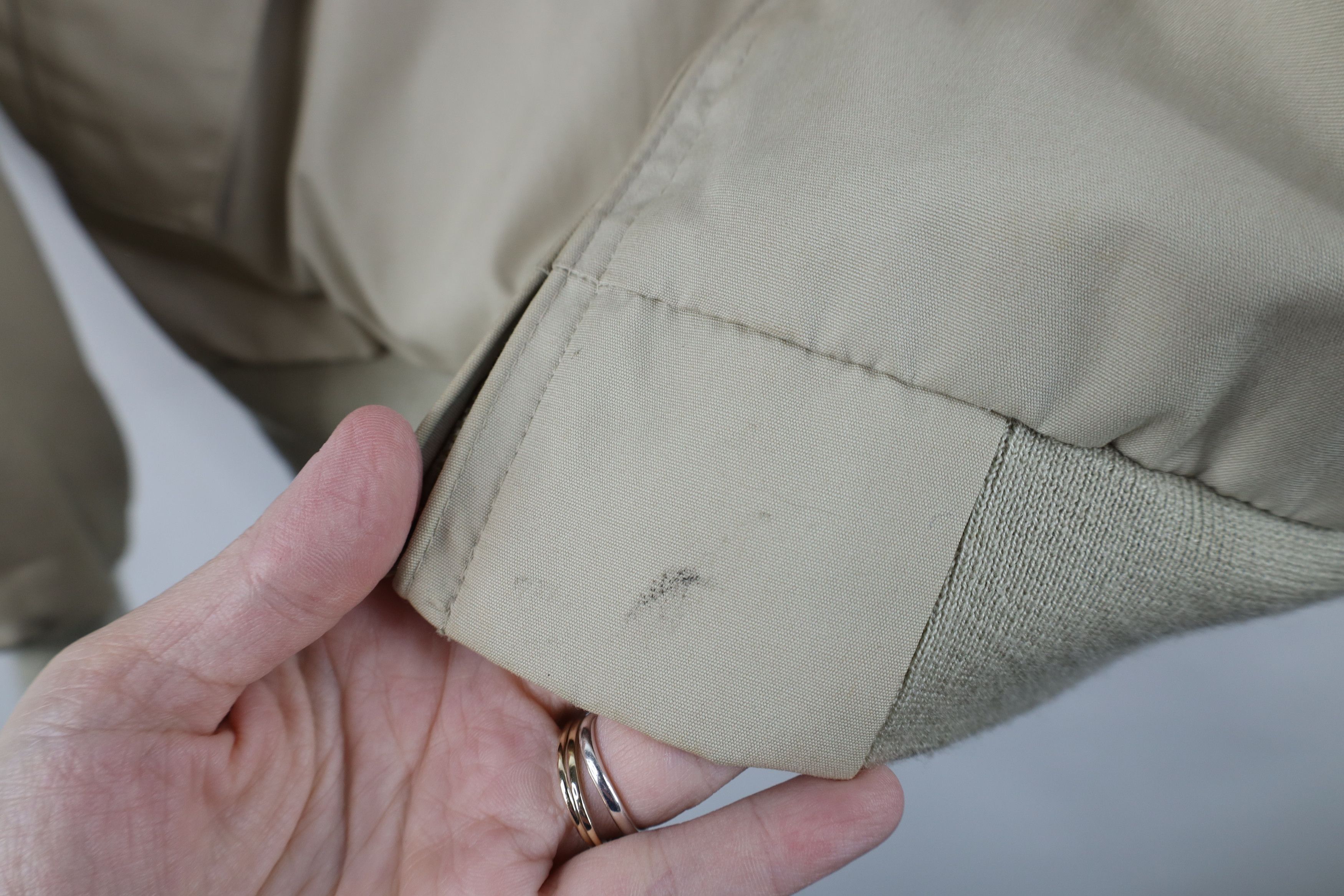 Lacoste Vintage 80s Izod Lacoste Racer Bomber Jacket Beige Khaki Size US M / EU 48-50 / 2 - 6 Thumbnail