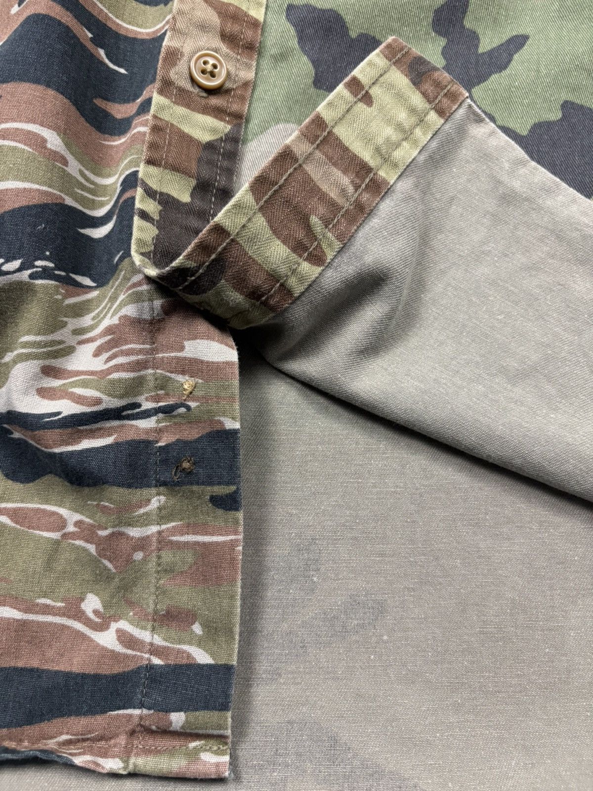 Denim & Supply Ralph Lauren Ralph Lauren Denim & Supply Camo Patchwork Military Shirt Size US M / EU 48-50 / 2 - 10 Thumbnail