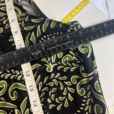 Other JULIAN TAYLOR Sz 16 A-Line Dress Black White Green Leaf Slee Size XXL / US 16-18 / IT 52-54 - 9 Thumbnail
