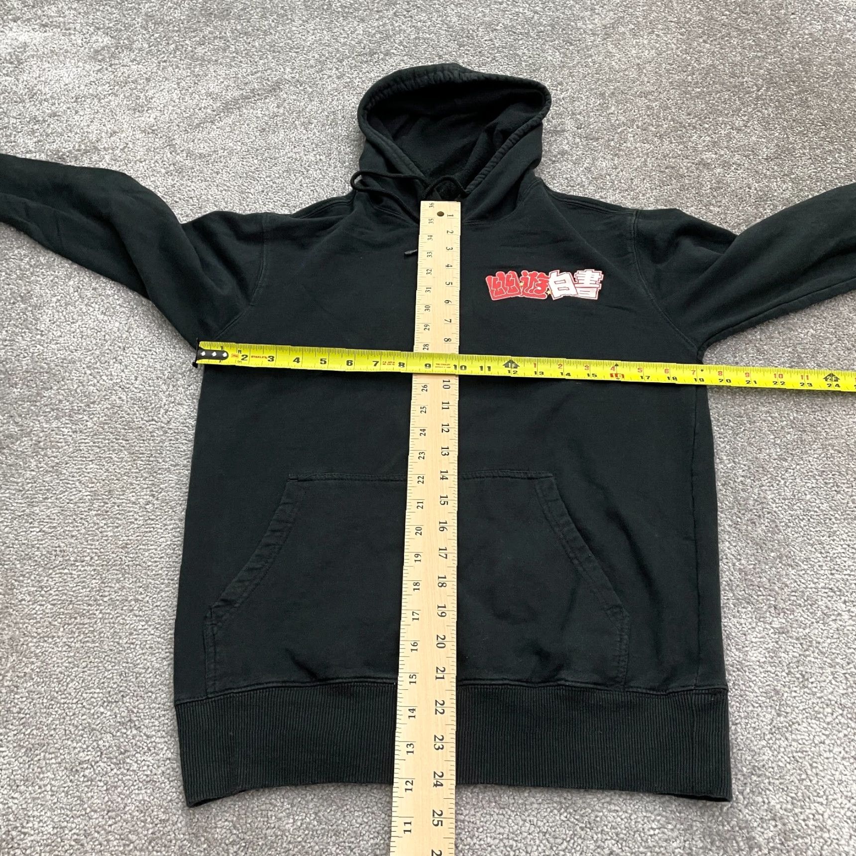 Vintage Yuyu Hakush Anime Graphic Hoodie Sweatshirt Unisex Small Black Pullover Size US S / EU 44-46 / 1 - 7 Thumbnail