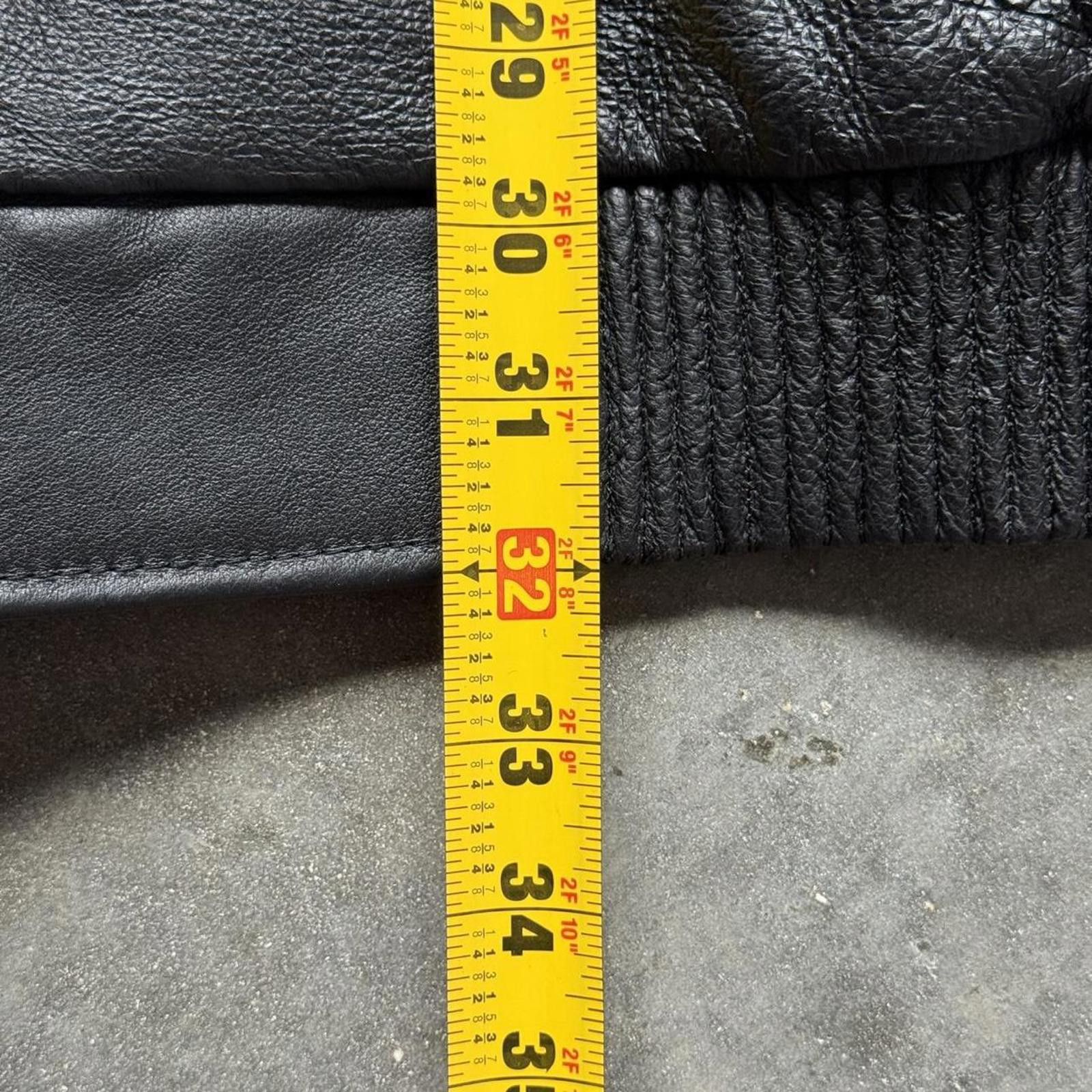 Other Vilanto French Vintage Skeleton Leather Full Zip Up Jacket Size US XXL / EU 58 / 5 - 8 Thumbnail