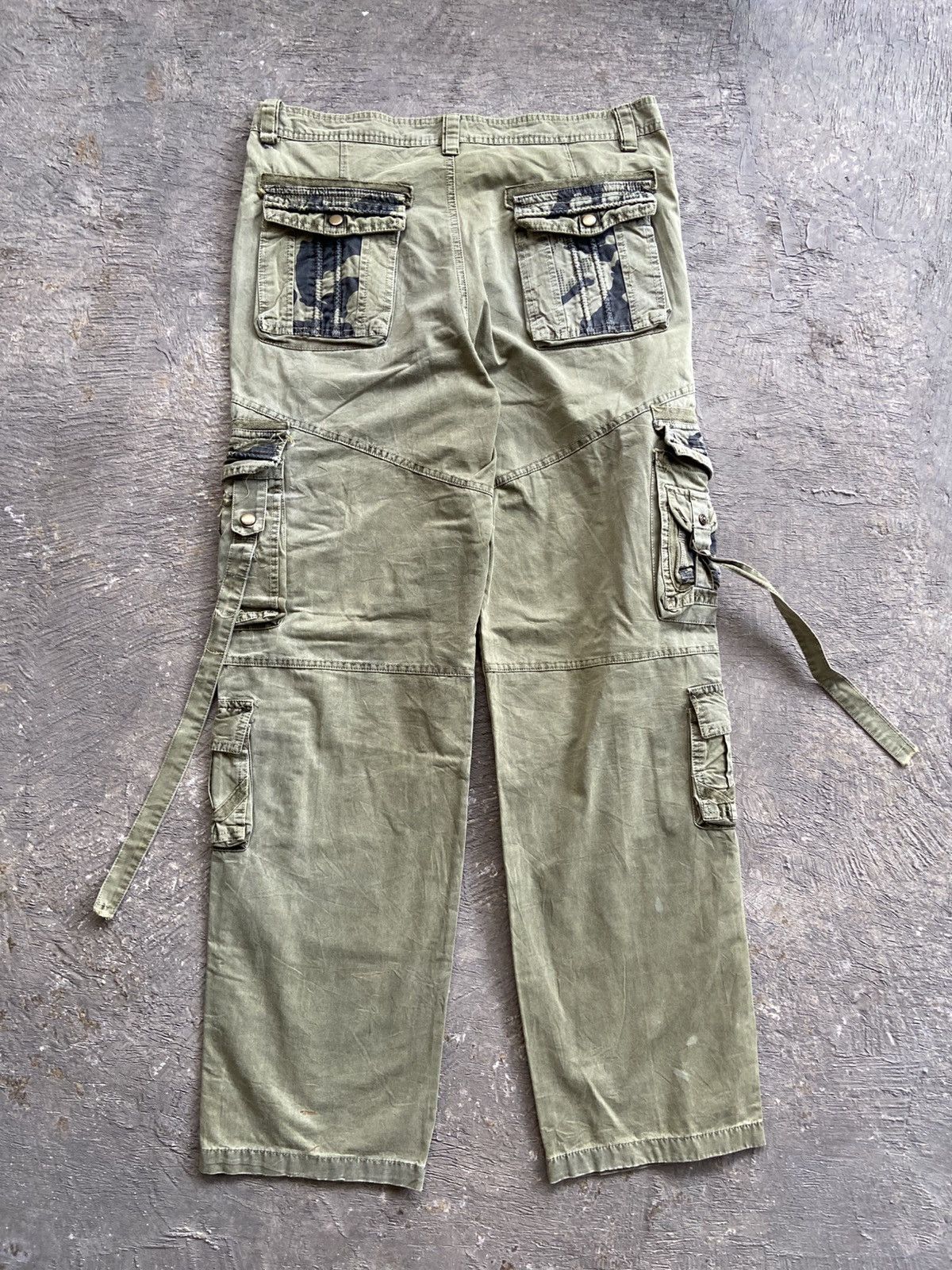 14th Addiction 2000s TBJ - Cyber Apocalypse Style Cargo Bondage Pants Size US 36 / EU 52 - 16 Thumbnail