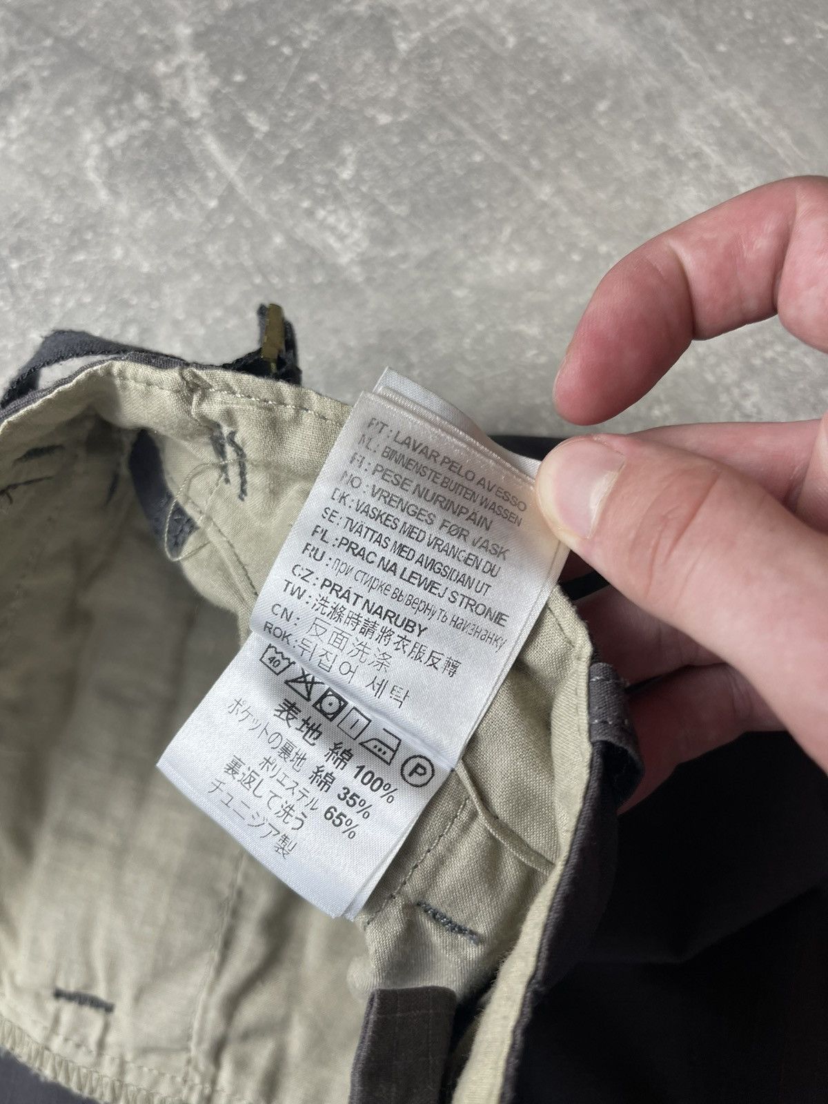 Carhartt Carhartt WIP Aviation Pants Grey Cargo Utility Ripstop Size US 28 / EU 44 - 13 Thumbnail