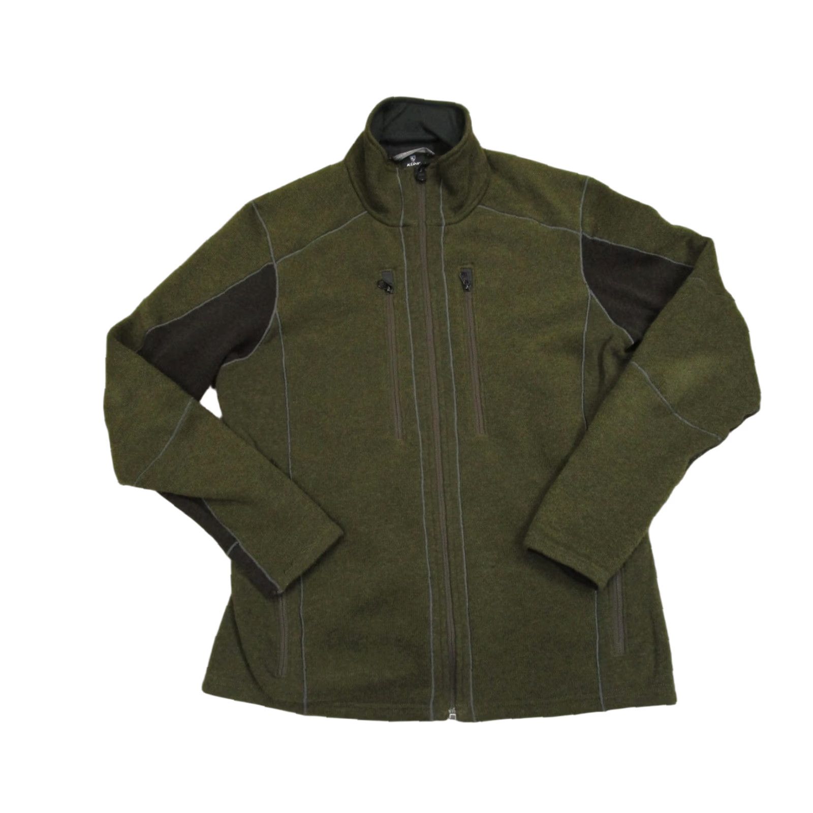 Vintage Kuhl Jacket Men Medium Green Full Zip Fleece Hiking Guide Trail Outdoor Pockets Size US M / EU 48-50 / 2 - 1 Thumbnail
