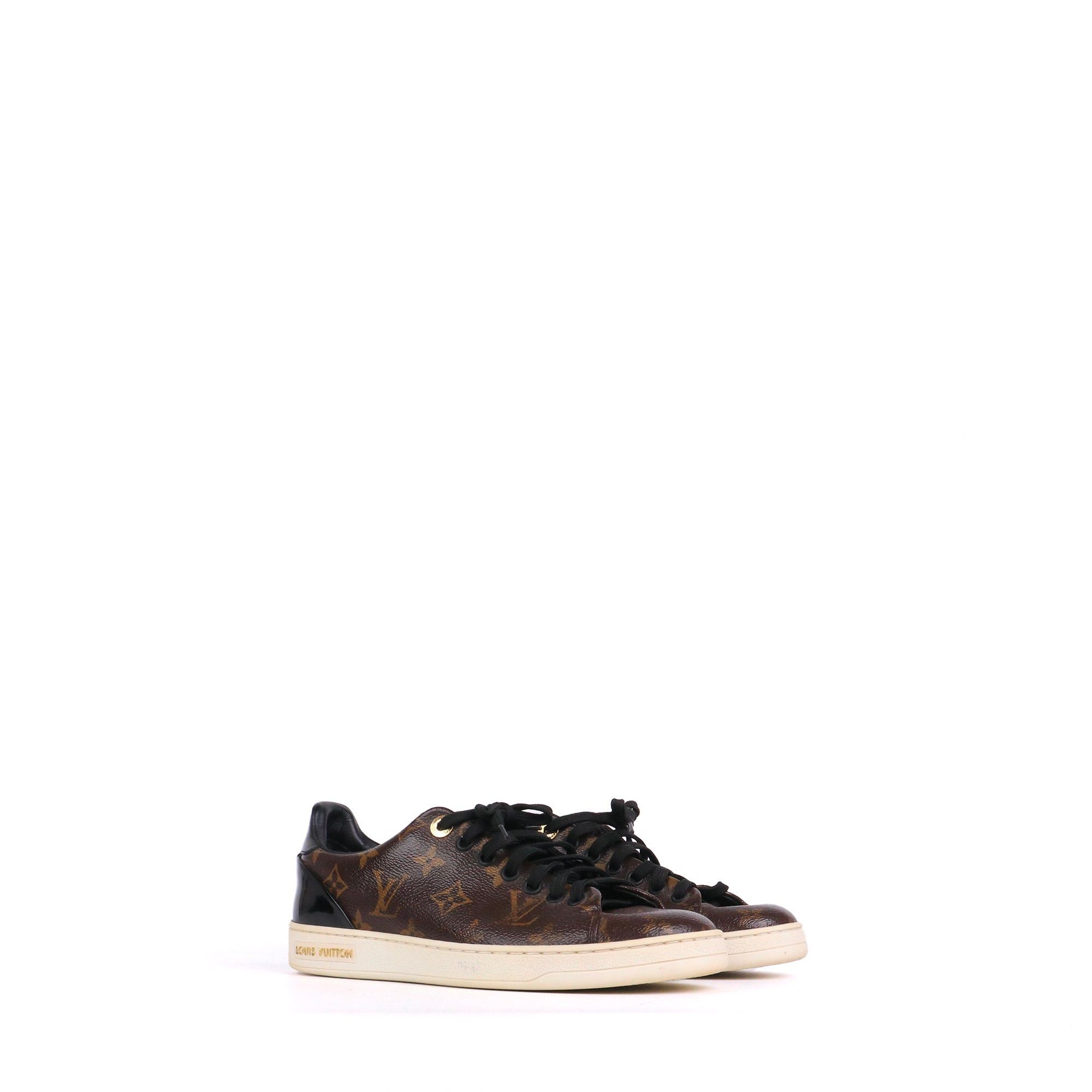 Louis Vuitton LOUIS VUITTON - Frontrow Louis Vuitton sneakers in monogram canvas (T37.5) Size US 6.5 / IT 36.5 - 1 Thumbnail