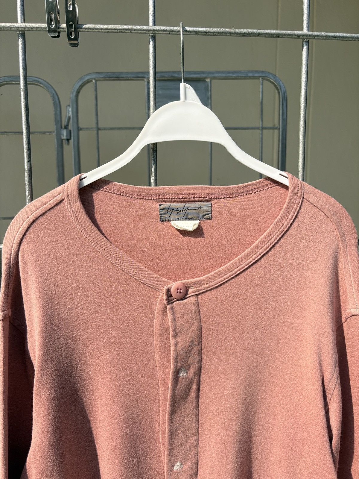 Yohji Yamamoto Yohji Yamamoto pour homme dusty pink cardigan Size US M / EU 48-50 / 2 - 2 Thumbnail