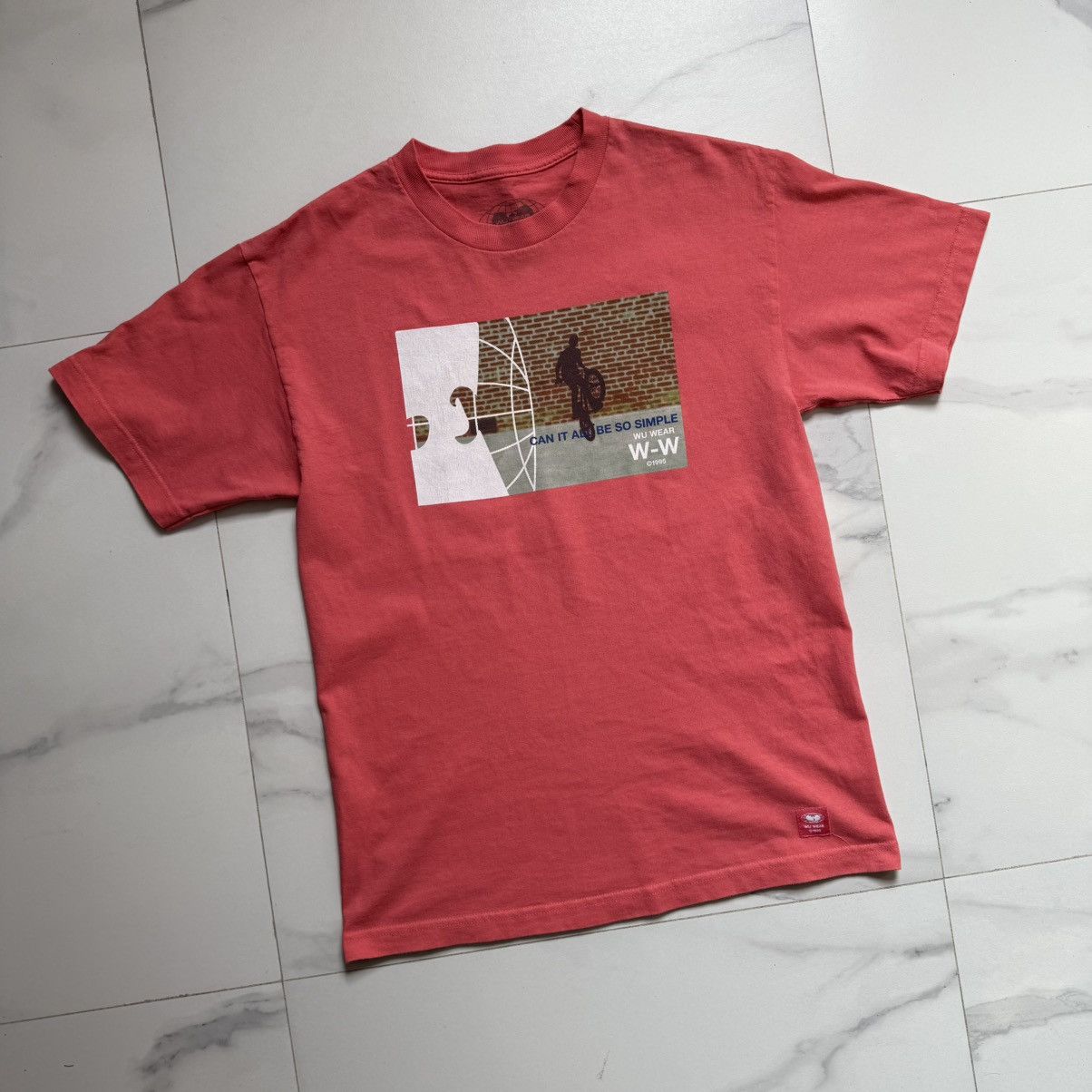 Wu-Tang Clan Vintage 1995 Wu-Wear So Simple T-Shirt Size US M / EU 48-50 / 2 - 3 Thumbnail