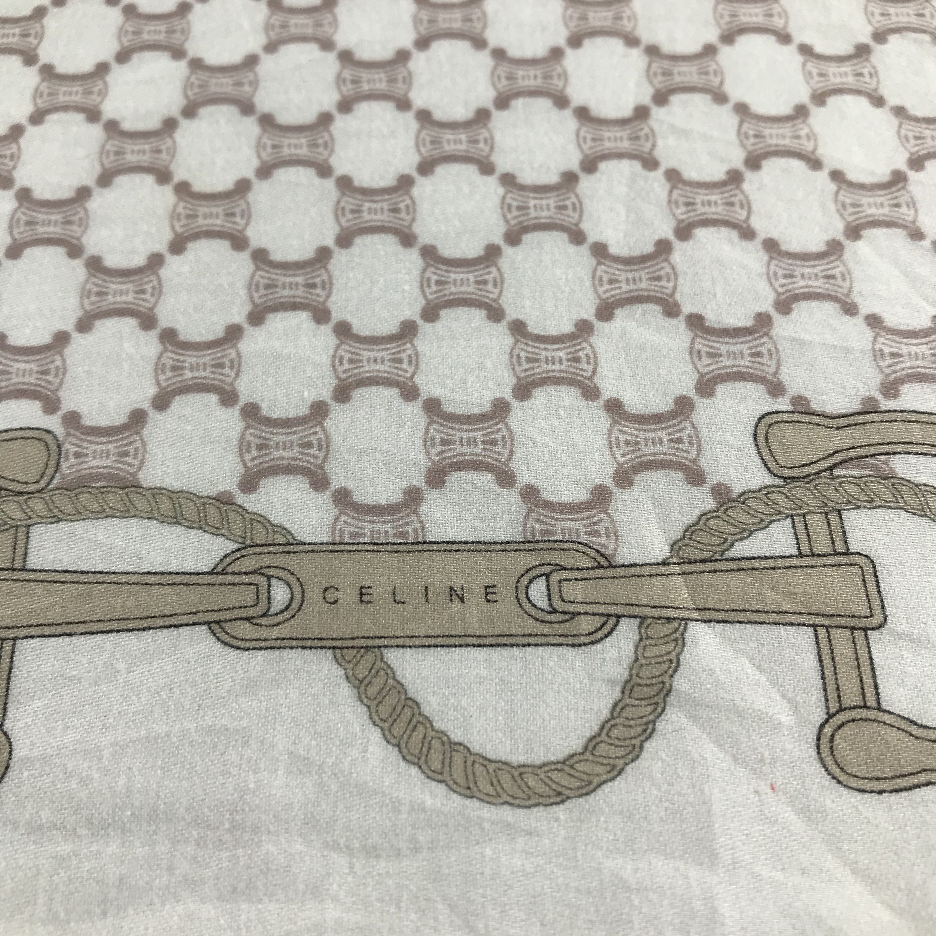 Celine Celine Handkerchief Neckerchief Bandana H810 Size ONE SIZE - 3 Thumbnail