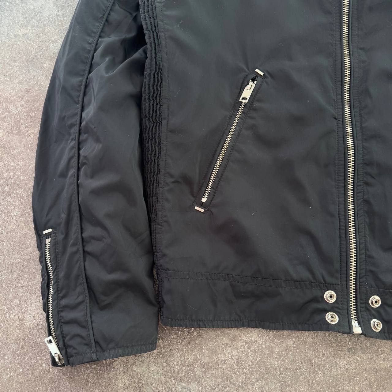 Diesel Diesel Zip Details Biker Bomber Jacket Size US L / EU 52-54 / 3 - 11 Thumbnail