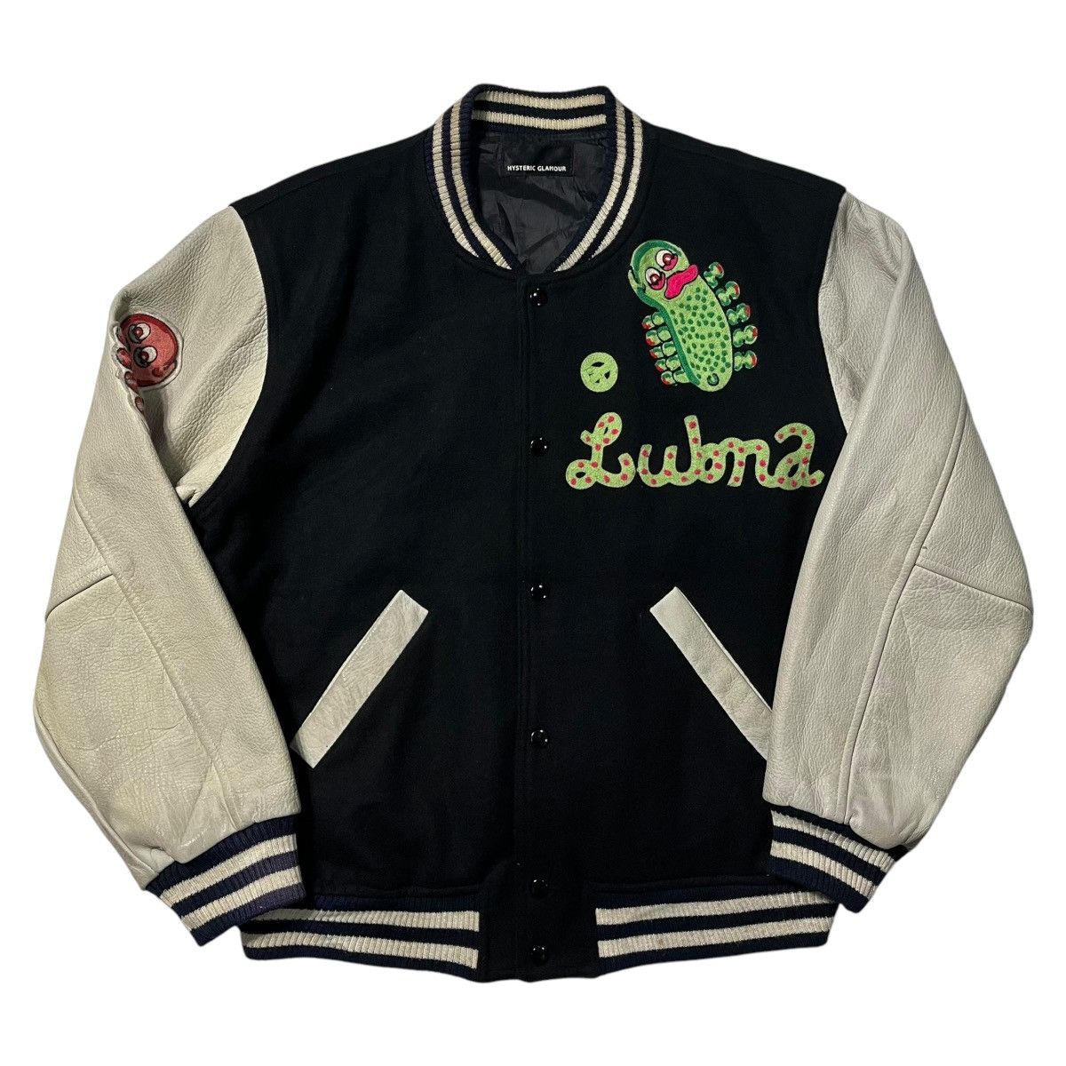 Hysteric Glamour Hysteric Glamour Lubma Wool Varsity Leather Hand Jacket Size US L / EU 52-54 / 3 - 2 Thumbnail