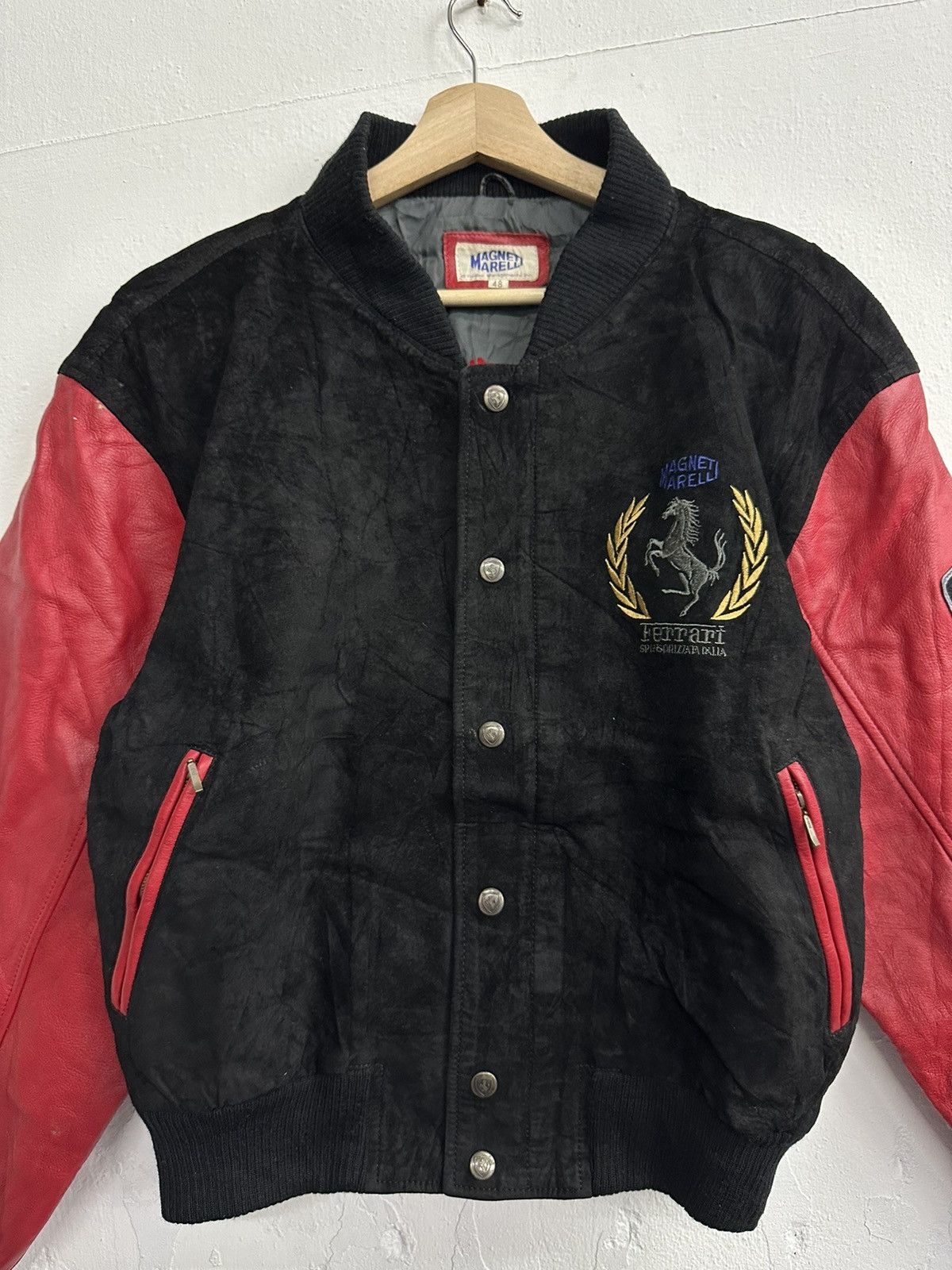 Ferrari 90’s Rare Ferrari Magneti Marelli Leather Jacket Size US M / EU 48-50 / 2 - 3 Thumbnail