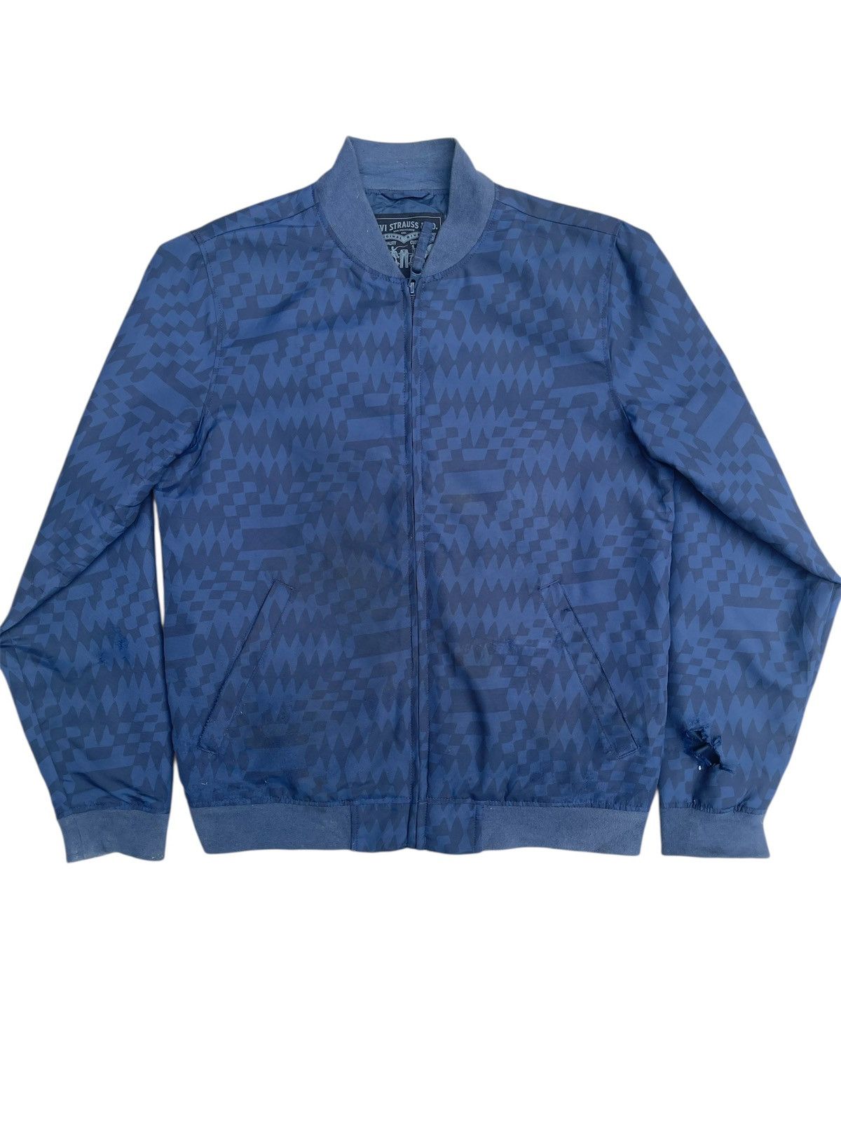 Levi's × Vintage Levi's Geometric Pattern Zip-Up Jacket Size US S / EU 44-46 / 1 - 1 Thumbnail