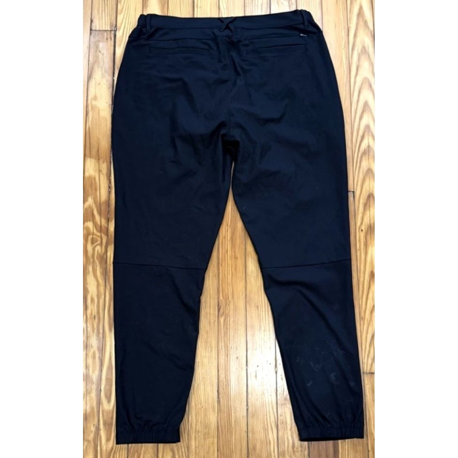 UES Clothing Cuts Clothing AO Jogger Pants Mens XL Black Performance Stretch Slim Tapered Size US 36 / EU 52 - 2 Thumbnail