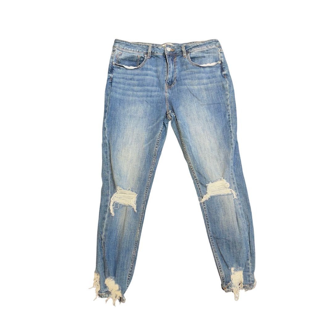 Other Vigoss Ace High Rise Skinny Jeans Size 31 Distress Denim Size 31" - 1 Thumbnail