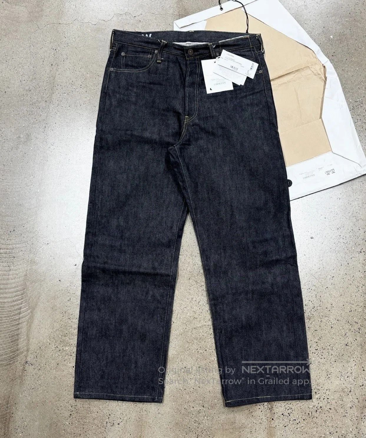 Visvim Visvim 25ss Sculpture 01 Wide Raw Denim. Size US 30 / EU 46 - 1 Thumbnail