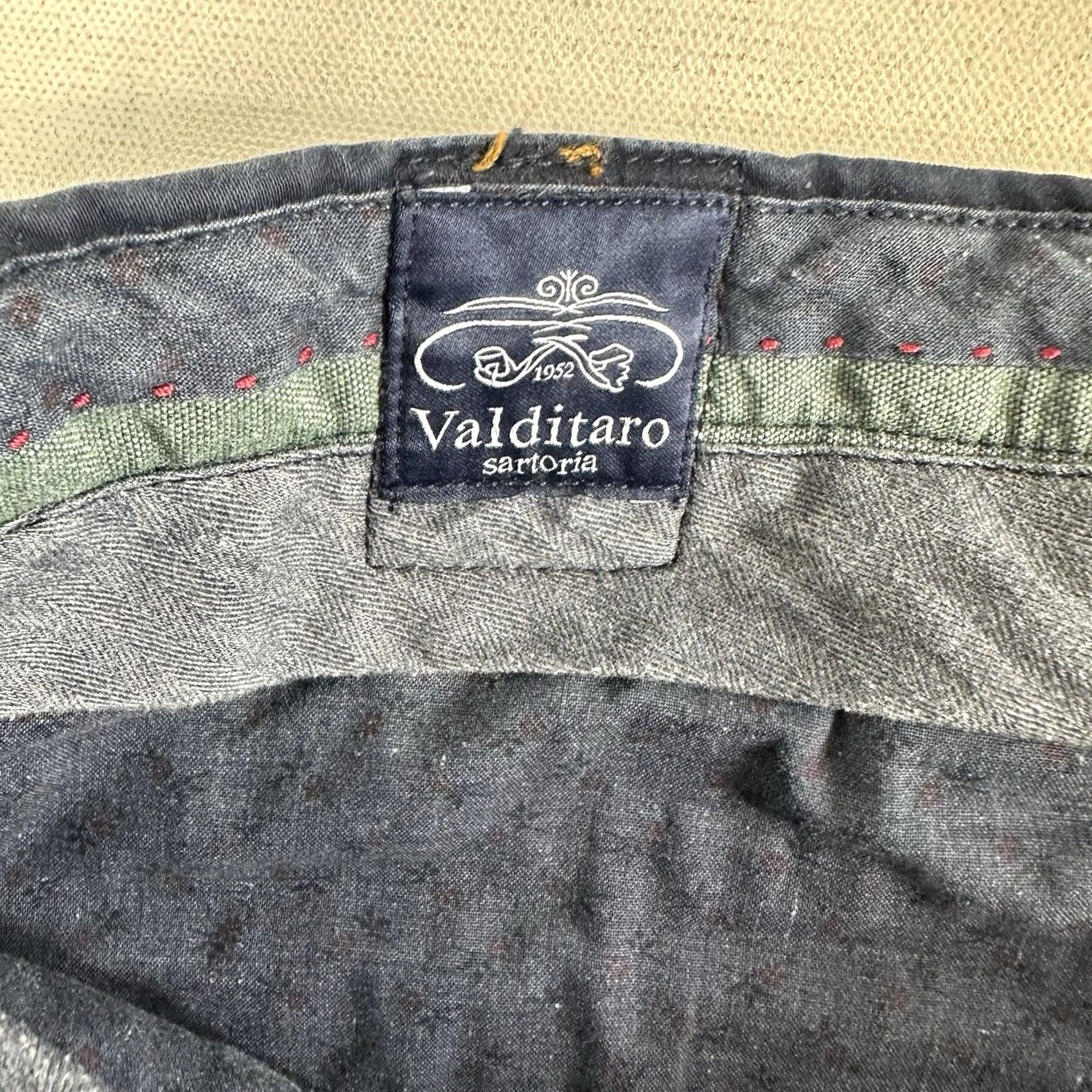 Vintage Valditaro Sartoria Blue Cotton Chinos Pants Italy Made Mens 48 Straight Leg Pants Chino Men 48 Blue Regular Size US 32 / EU 48 - 7 Thumbnail