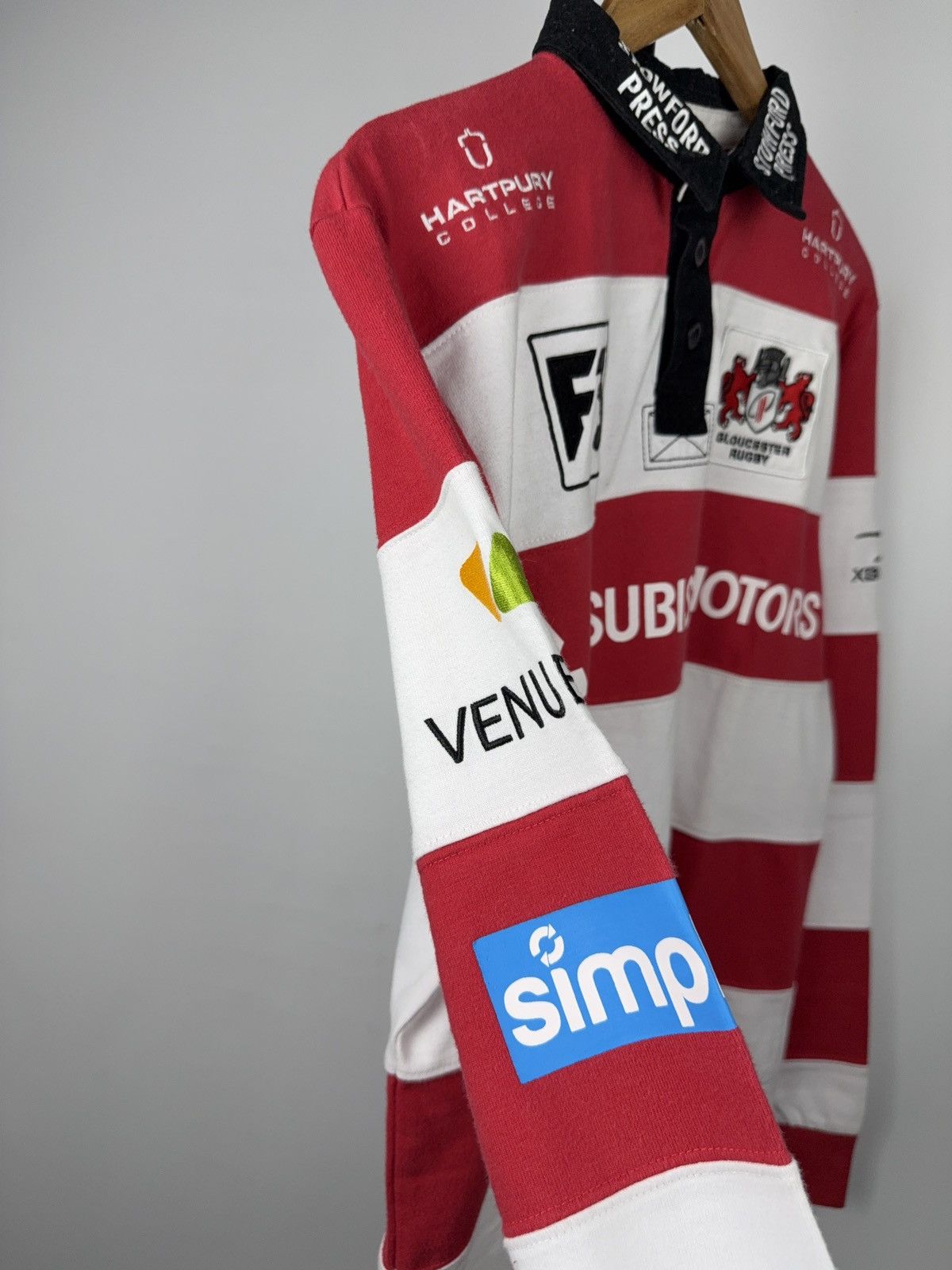 Japanese Brand Gloucester Rugby Mitsubishi Motors Jersey XBlades M Size US L / EU 52-54 / 3 - 8 Thumbnail