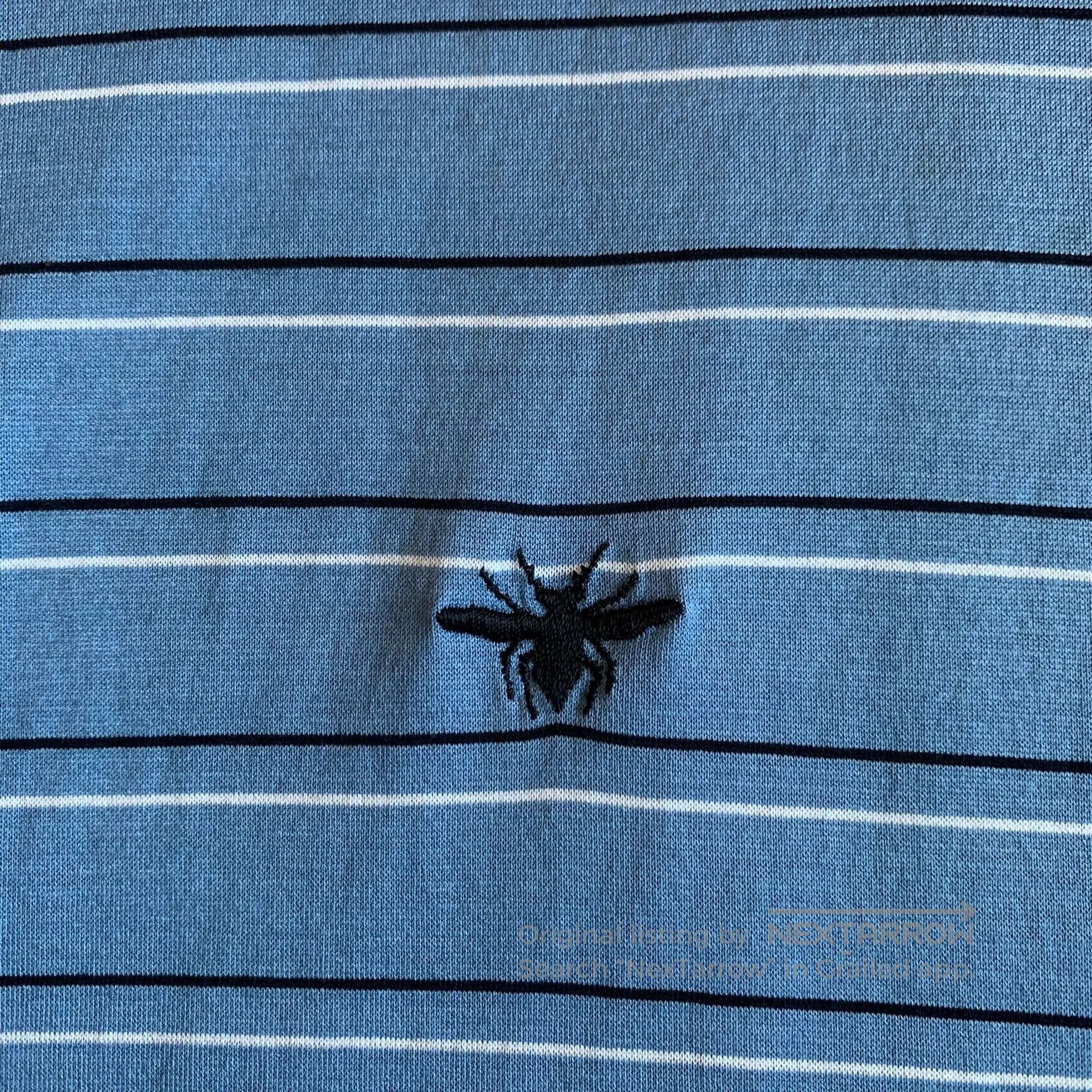 Dior dior blue striped bee polo shirt. Size US L / EU 52-54 / 3 - 2 Thumbnail