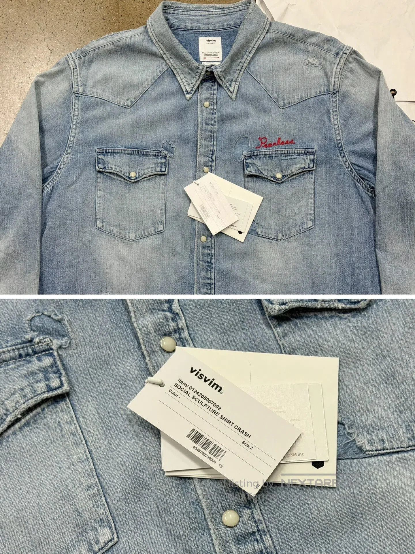 Visvim VISVIM Social Sculpture Shirt Crash. Size US L / EU 52-54 / 3 - 6 Thumbnail