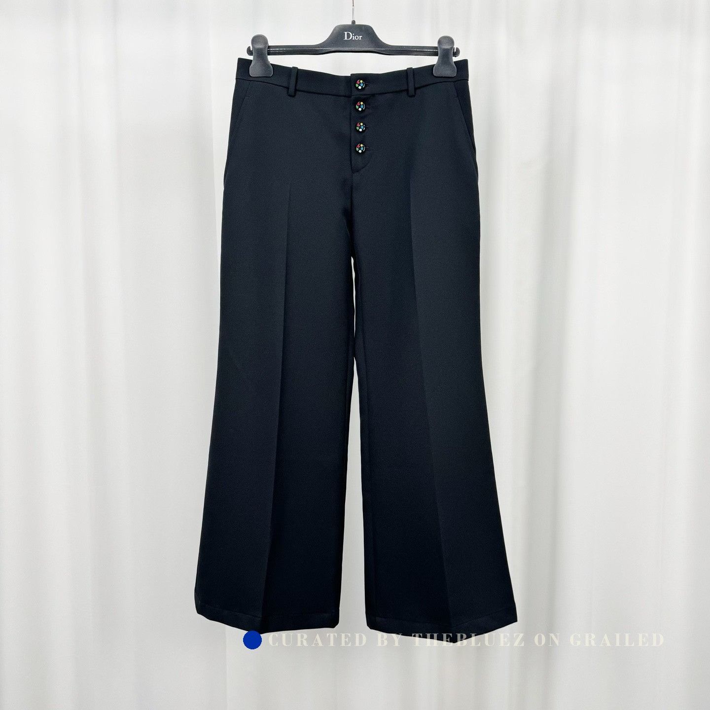 Yayoi Kusama Louis Vuitton Yayoi Kusama Colorful Button Wide-Leg Pants Size 36" / US 14 / IT 50 - 1 Thumbnail