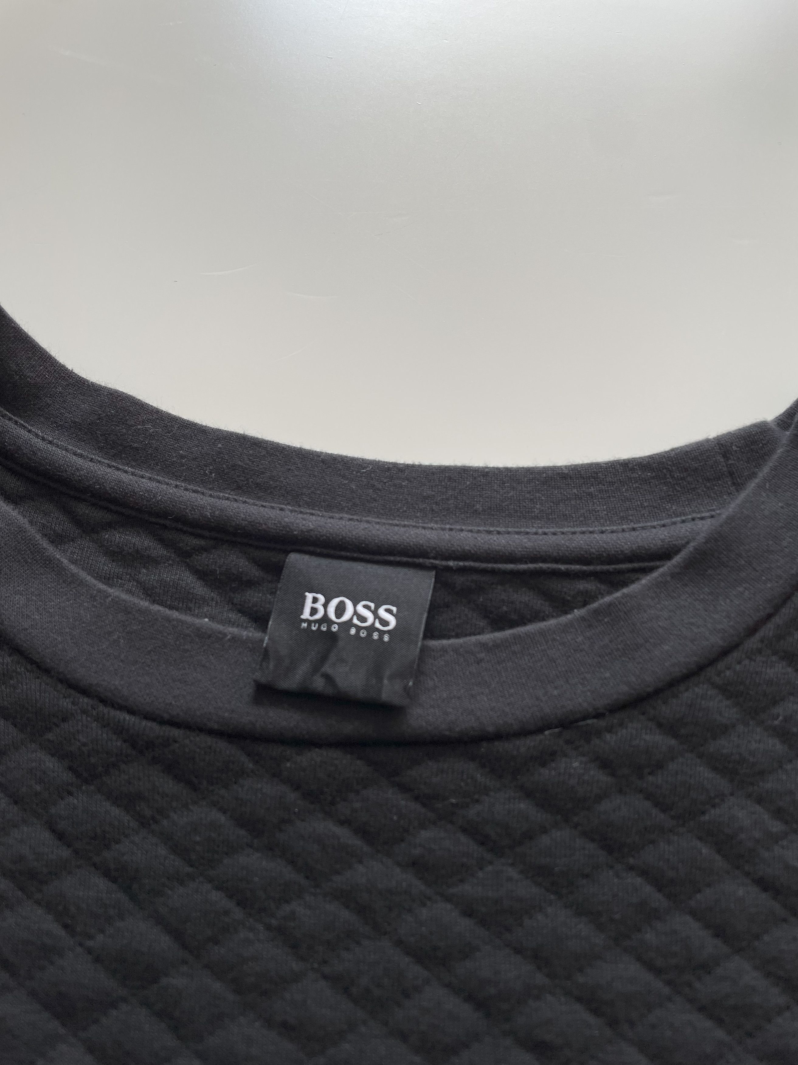 Hugo Boss Hugo Boss quilted crewneck black size S Size US S / EU 44-46 / 1 - 4 Thumbnail