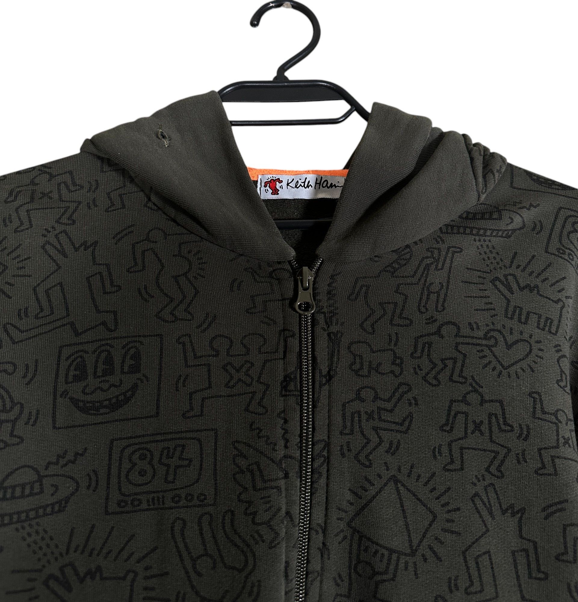 Keith Haring Green sweatshirt Size US M / EU 48-50 / 2 - 2 Thumbnail