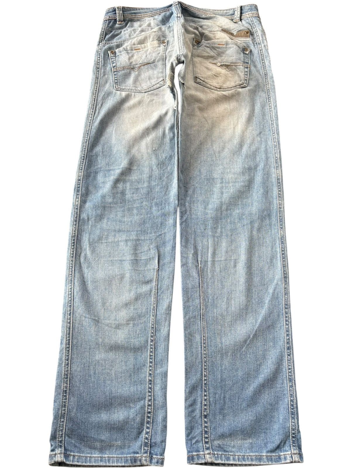 Diesel Vintage Diesel Faded Wash Distressed Ripped Jeans Size US 34 / EU 50 - 2 Thumbnail