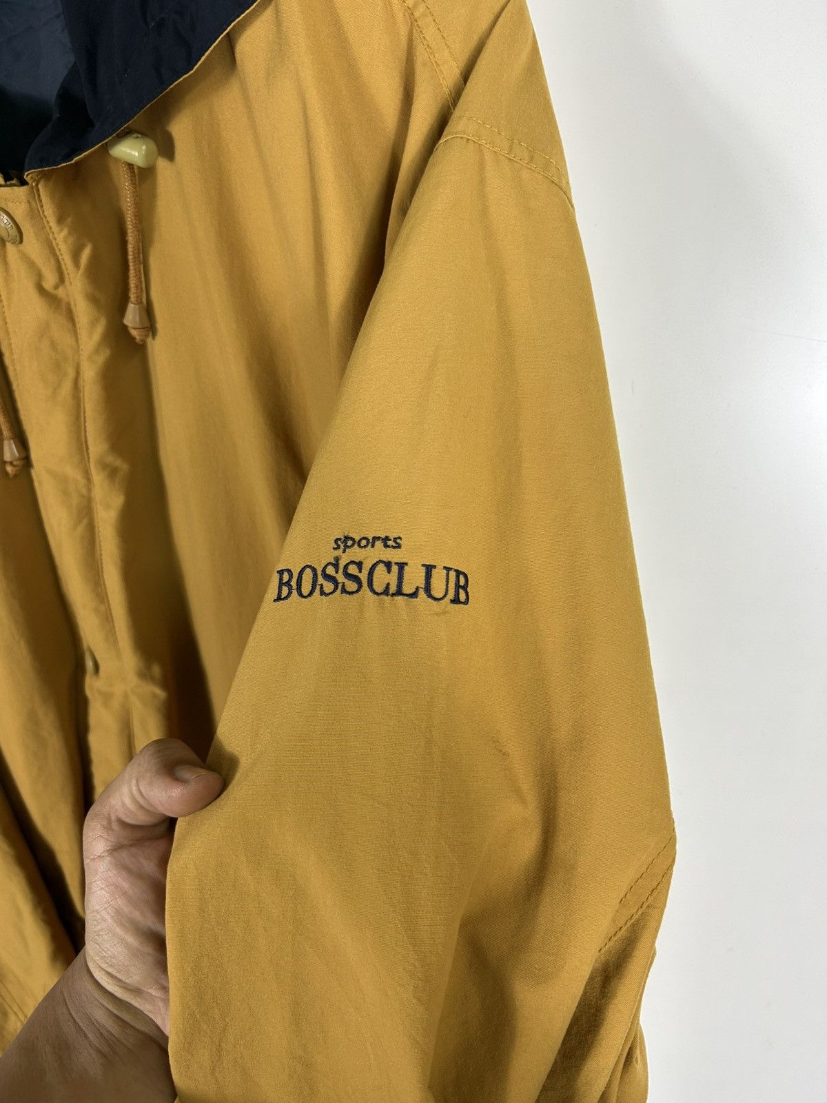 Japanese Brand × Vintage ⚡️Vintage Boss Club Hooded Zipper Parka Jacket Size US L / EU 52-54 / 3 - 10 Thumbnail