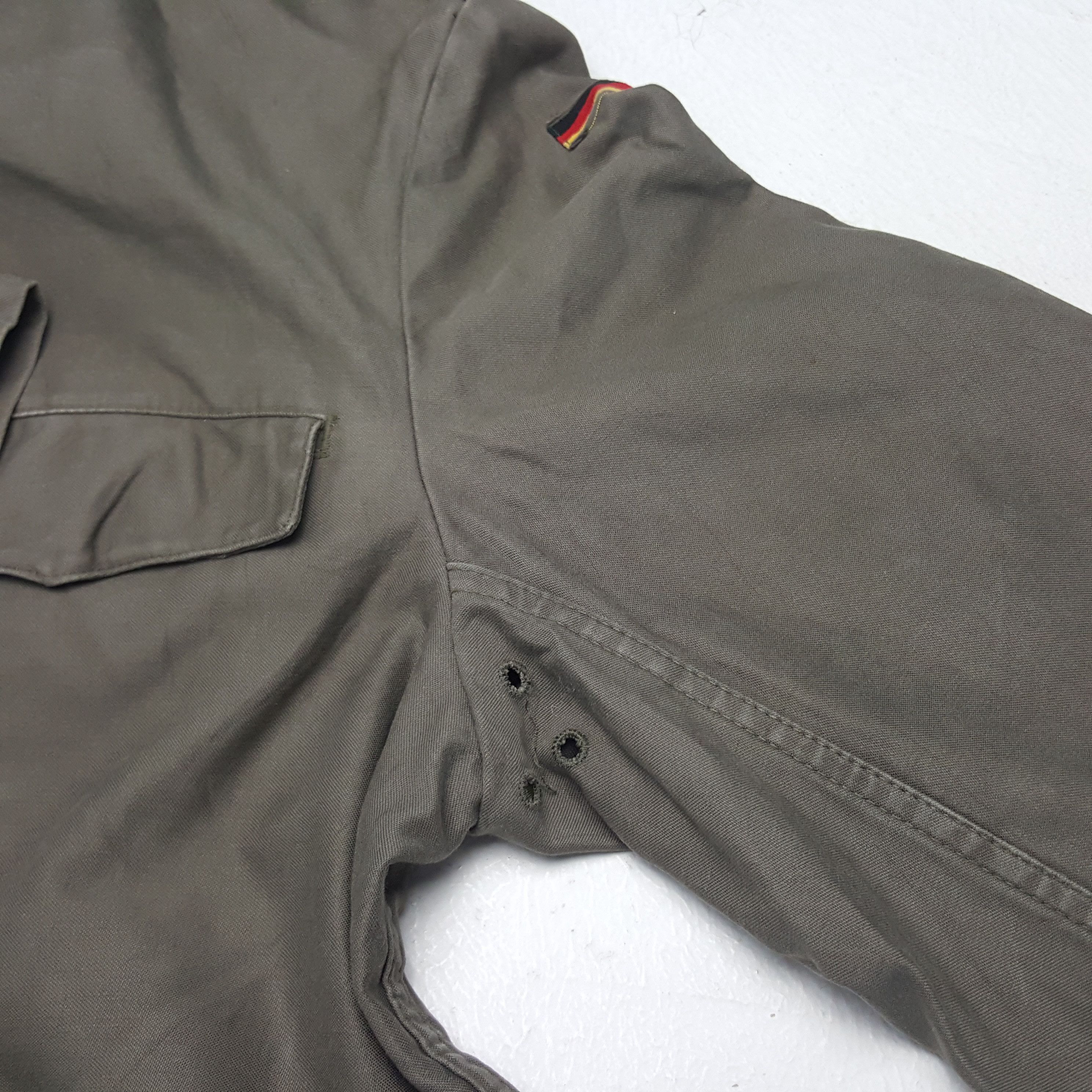 Vintage Vintage Germany Worker Military Style Jacket With Hoodie Size US L / EU 52-54 / 3 - 10 Thumbnail