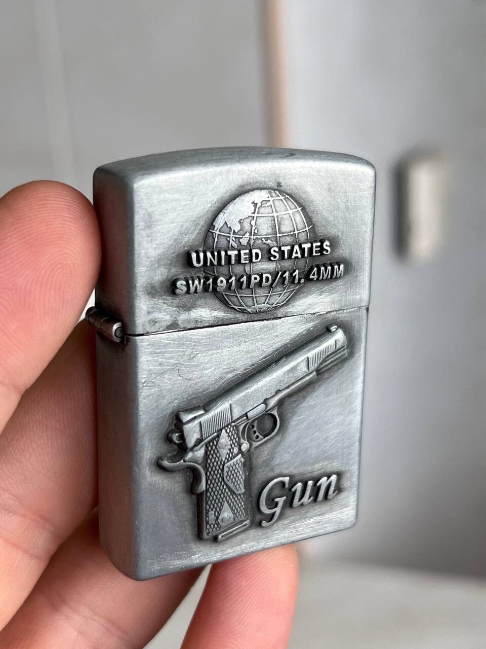 Japanese Brand × Vintage Y2K ELEGANCE PISTOL GUN GEOMETRIC METAL PUNK ROCK LIGHTER Size ONE SIZE - 4 Thumbnail