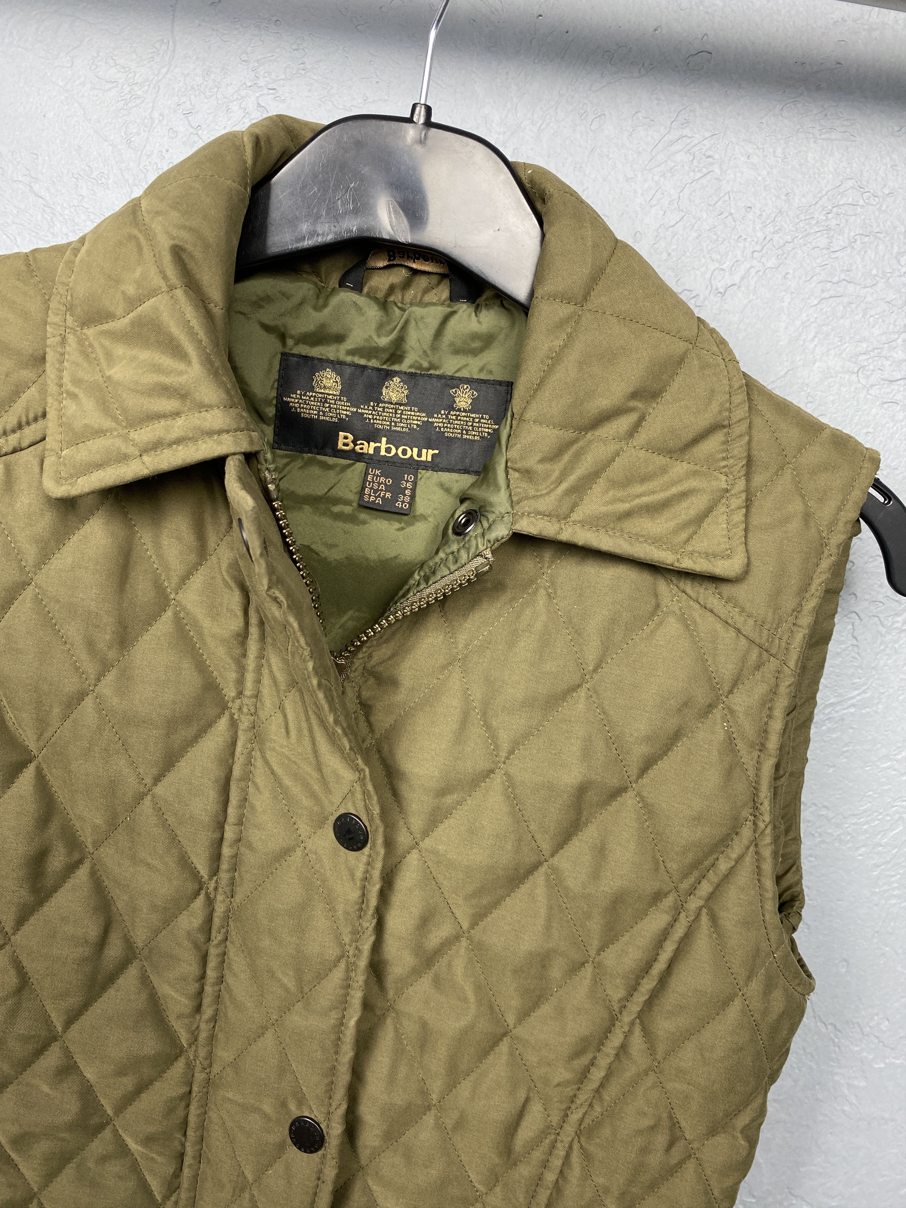 Barbour Barbour Vintage Womens Quilted Vest Sport Gilet Size M / US 6-8 / IT 42-44 - 2 Thumbnail