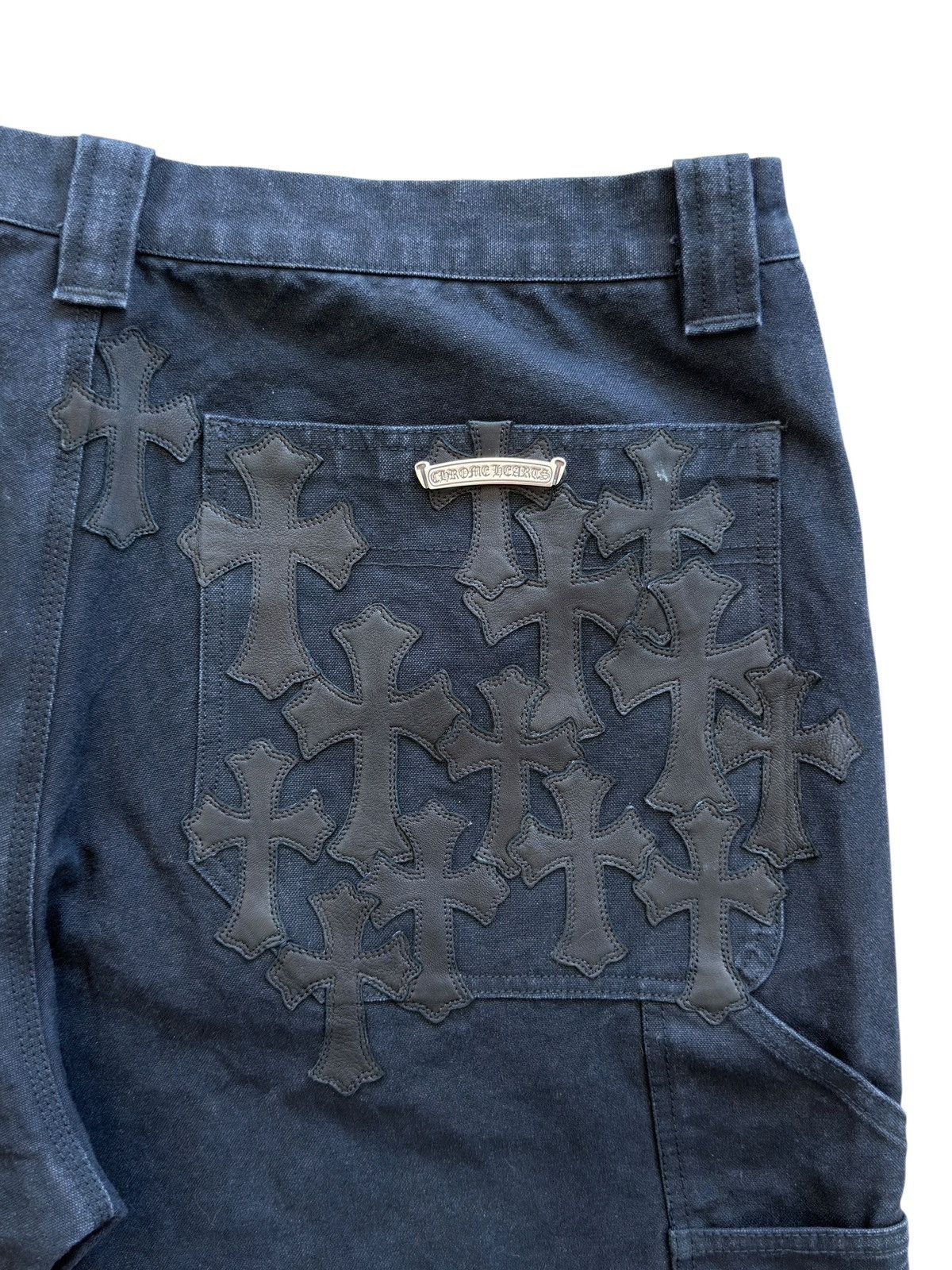 Chrome Hearts Chrome Hearts 14 Patch Flooded Double Knee Carpenter Shorts Size US 38 / EU 54 - 5 Thumbnail