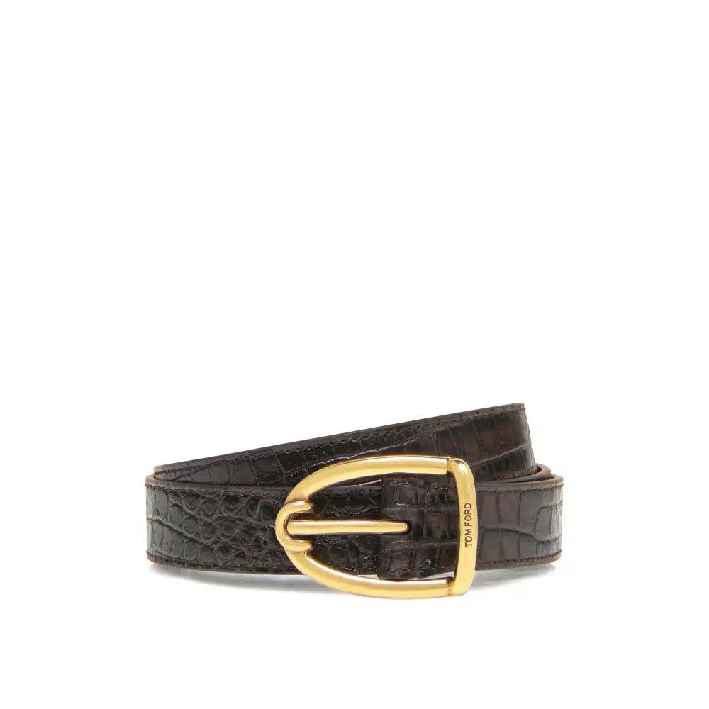 Tom Ford o1loc1c0225 TB286 Size: 110 / Leather Belt in Brown Size 42 - 1 Preview
