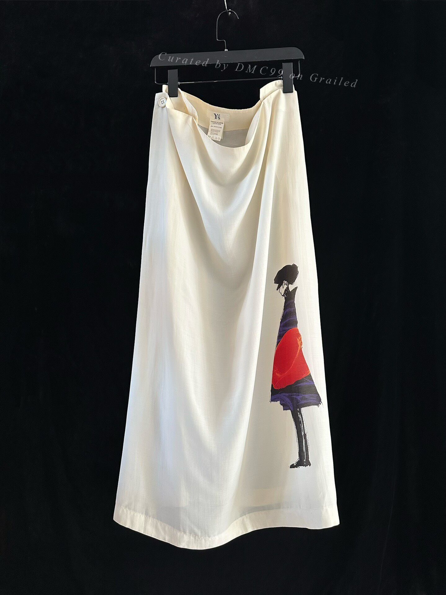 Yohji Yamamoto Yohji Yamamoto Y's 1990s Skirt Size 40" / US 18 - 1 Thumbnail