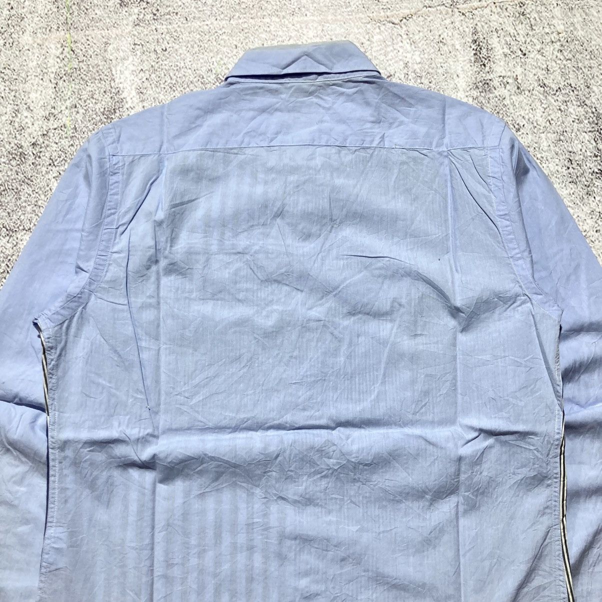 Japanese Brand 2000s Semanticdesign Stripe Pattern Shirt CDG Style Designer Size US M / EU 48-50 / 2 - 10 Thumbnail