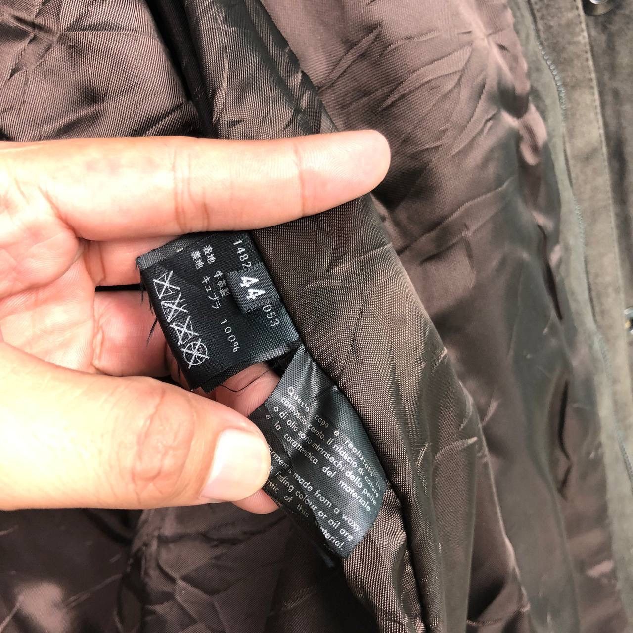 Gucci FW03 Gucci Tom Ford Belted Suede Fields Leather Jacket Size US S / EU 44-46 / 1 - 13 Thumbnail